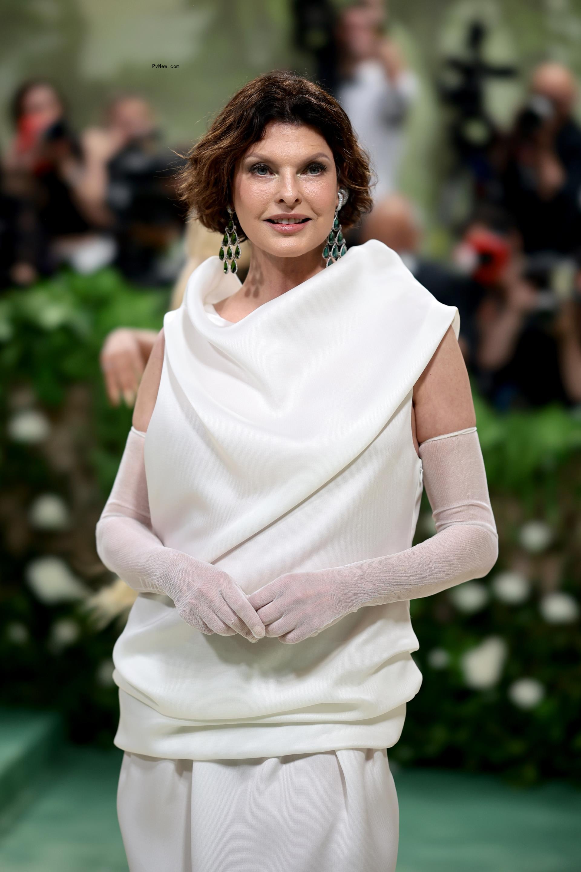 Linda Evangelista at the Met Gala.