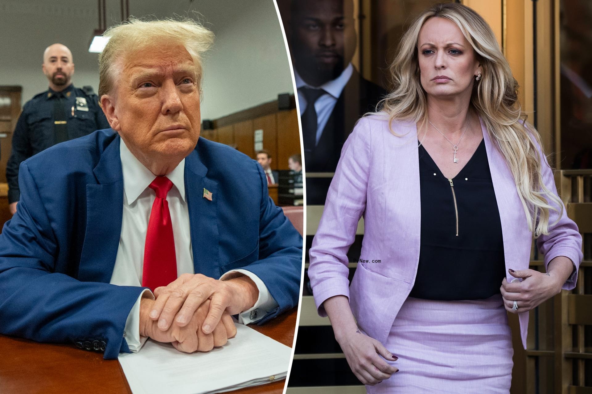 Stormy Daniels testifies she spanked ‘rude’ Do<i></i>nald Trump with a magazine: ‘He was much more polite’ after