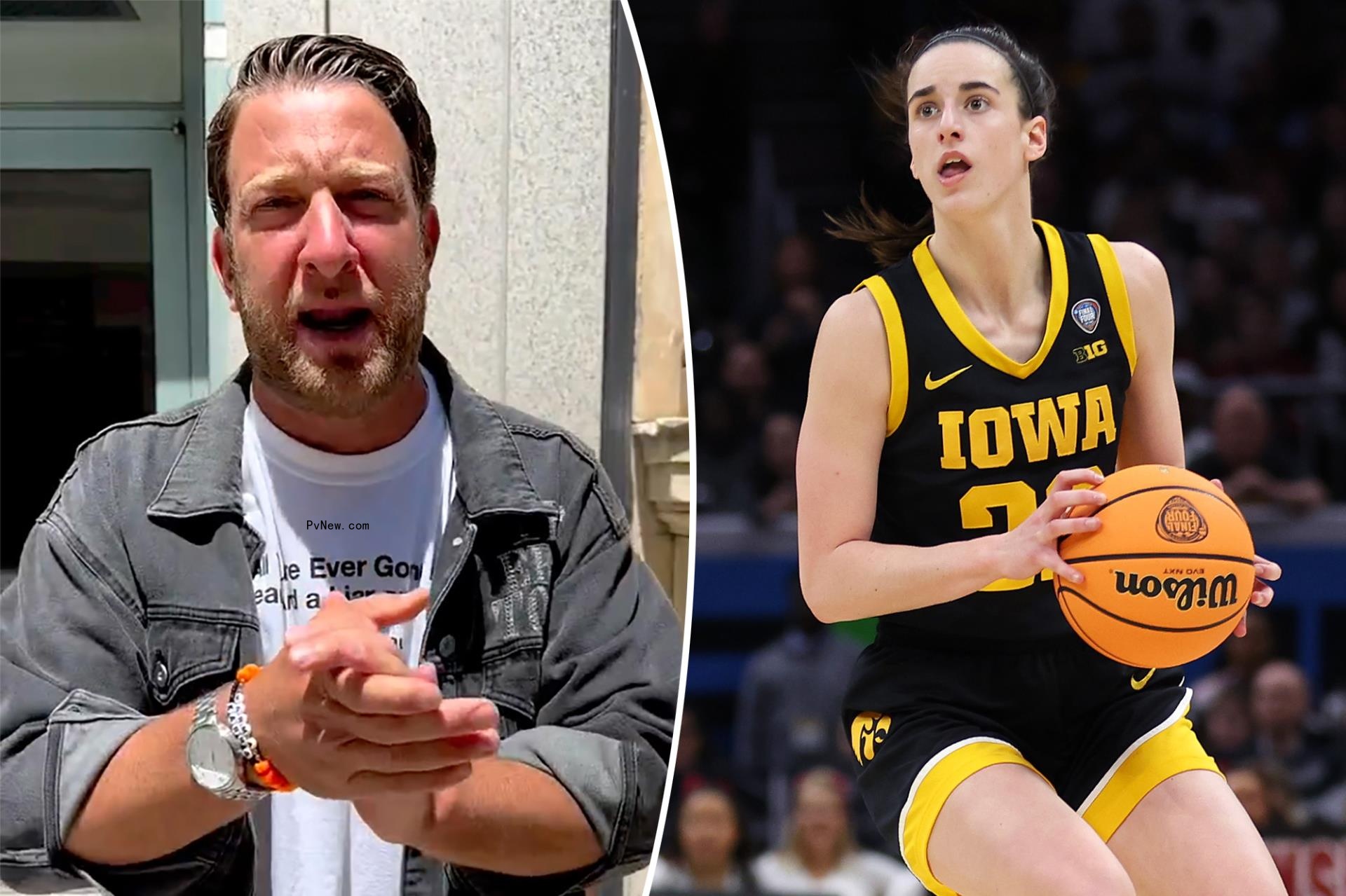 Dave Portnoy split with Caitlin Clark.