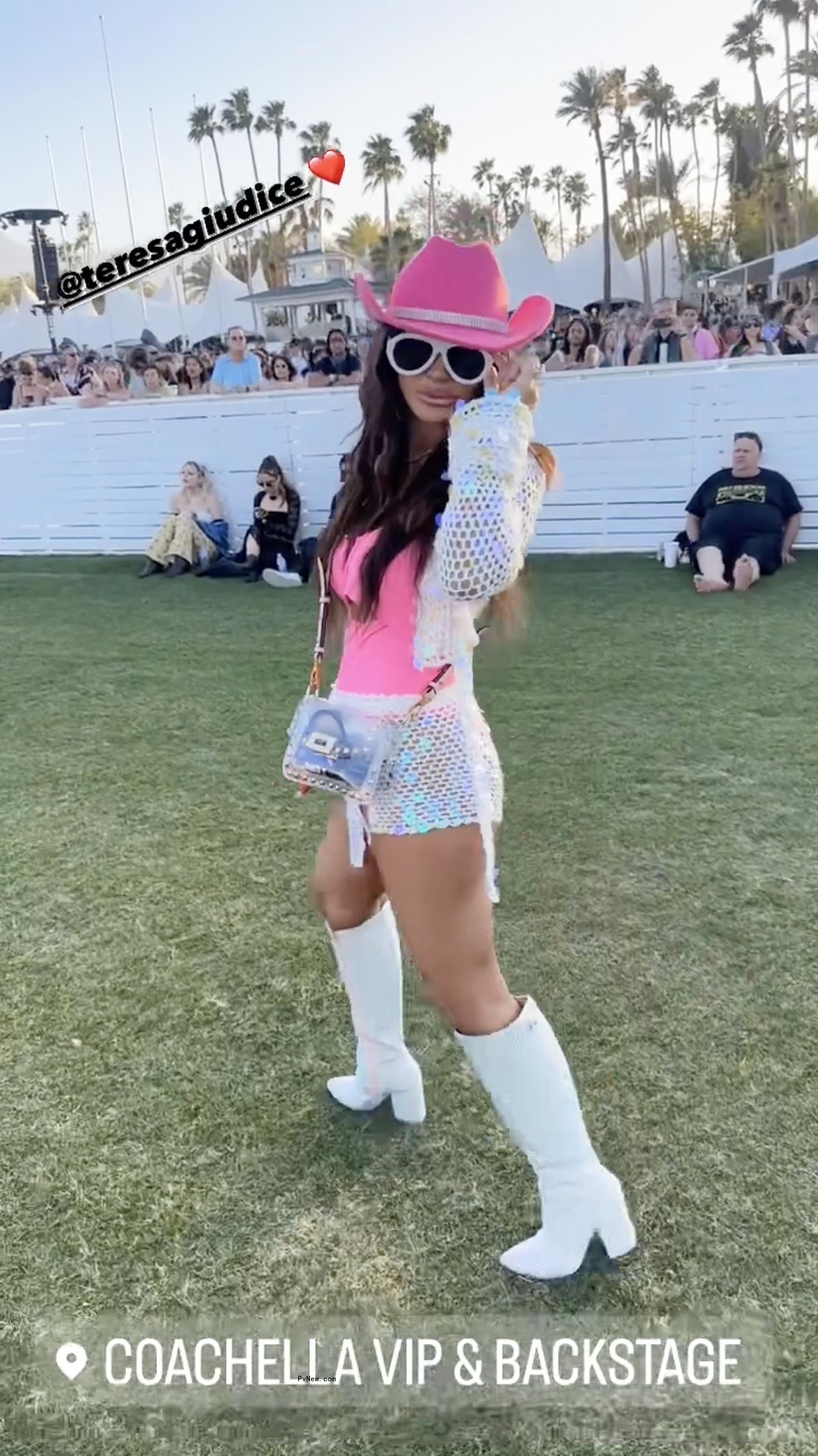 Teresa Giudice at Coachella