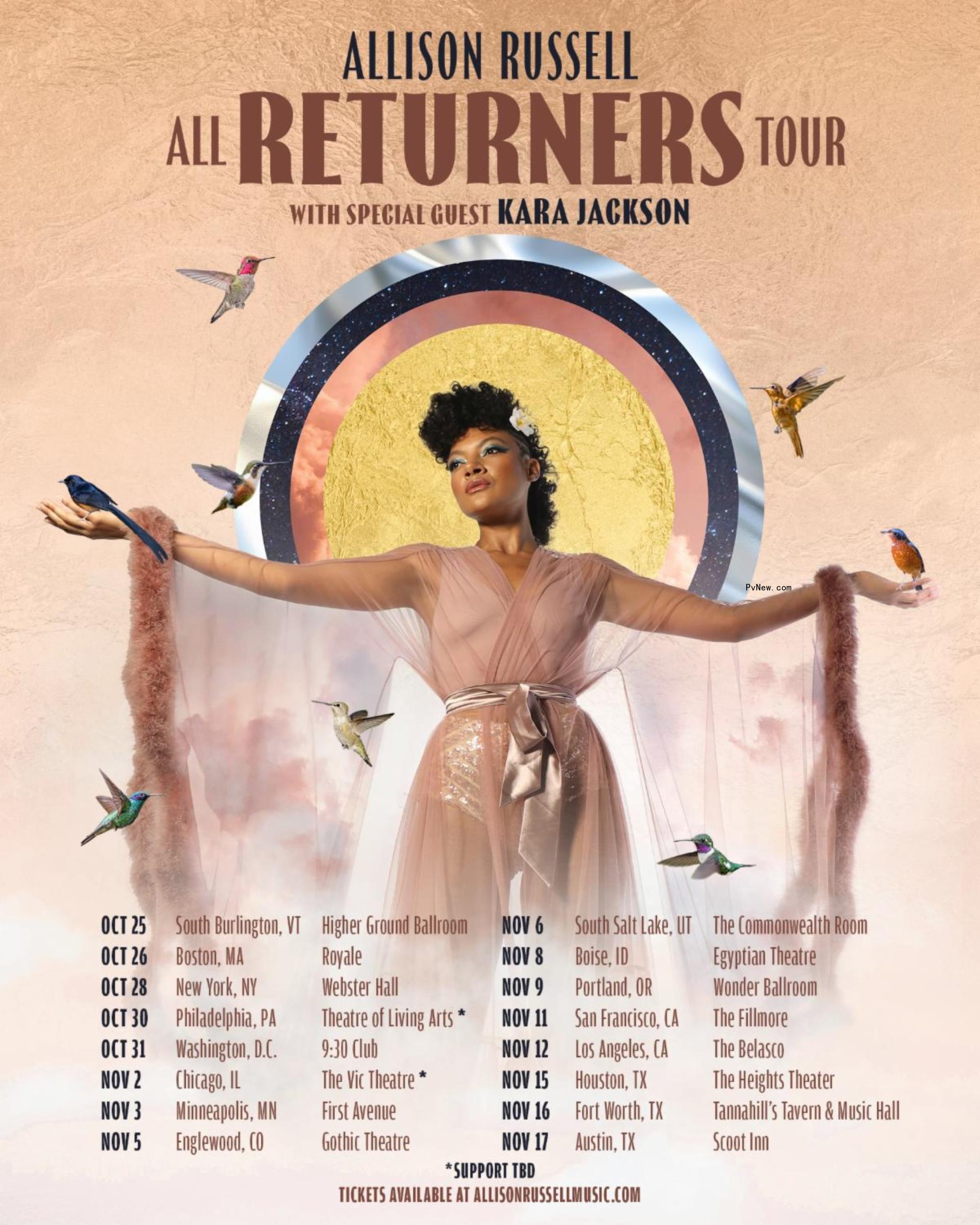 Allison Russell to Follow Hozier Opening Stint With Headlining Tour of U.S. Theaters