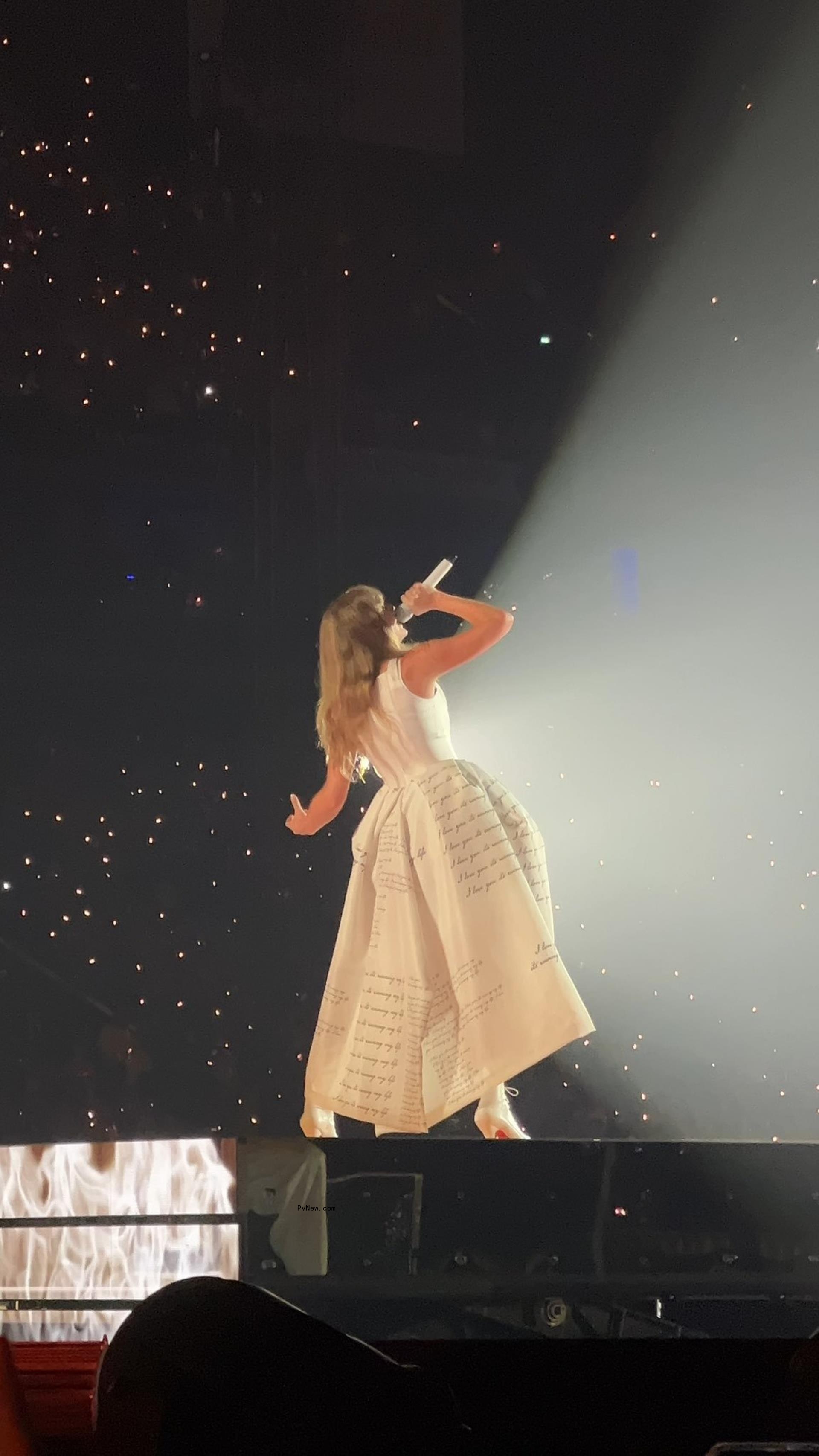Taylor Swift performing