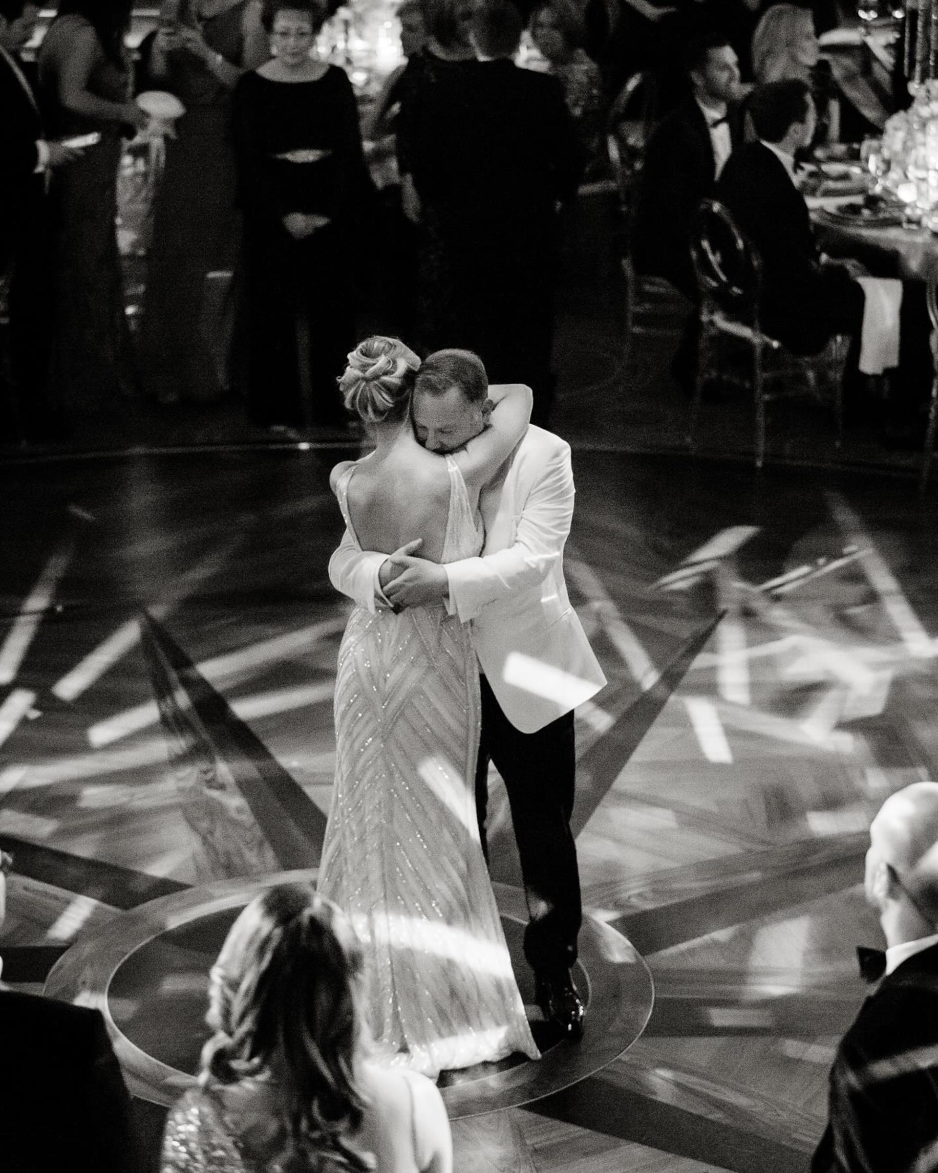 Dorit Kemsley and PK Kemsley dancing on their wedding day