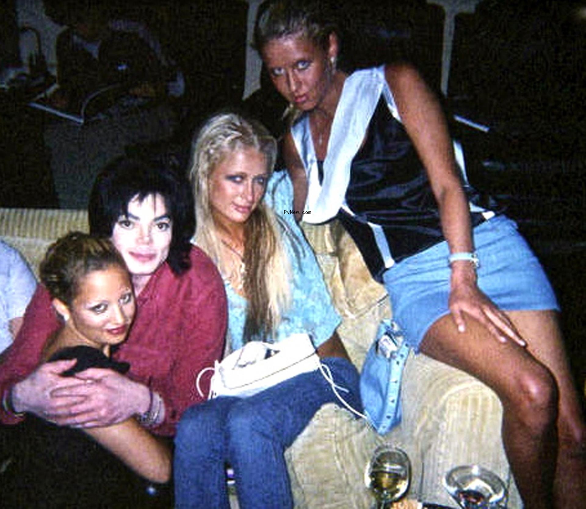 Nicole Richie, Michael Jackson, Paris and Nicky Hilton