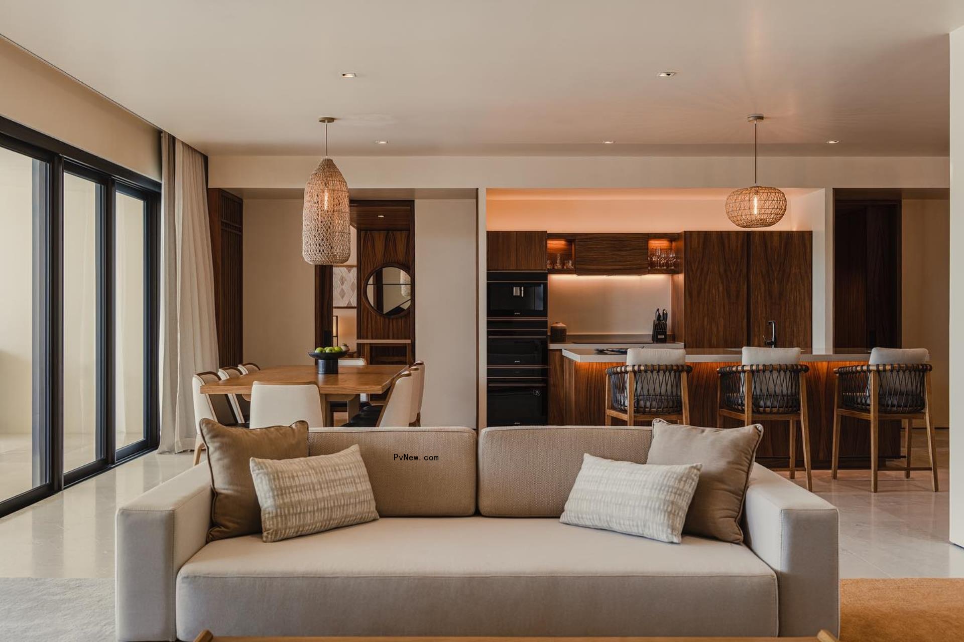 The Sakyü suite at Nobu Los Cabos Residences.