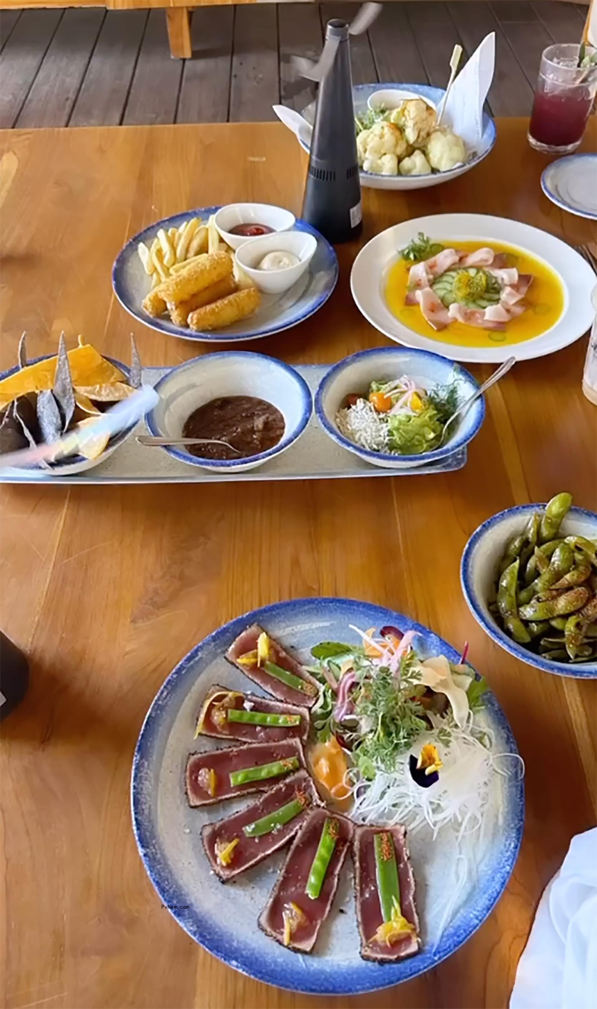 Food at Nobu Los Cabos Residences.