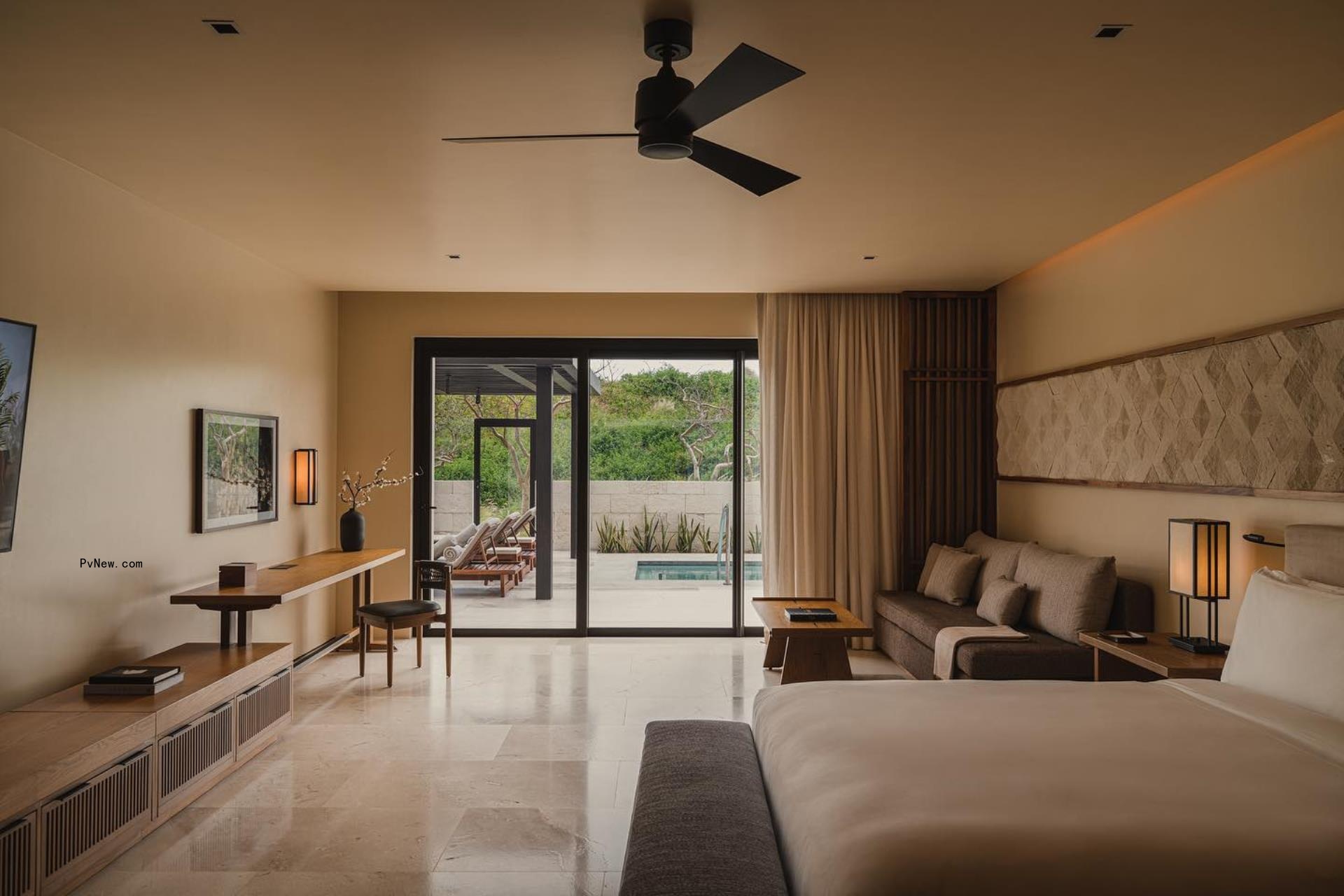 The Sakyü suite at Nobu Los Cabos Residences.