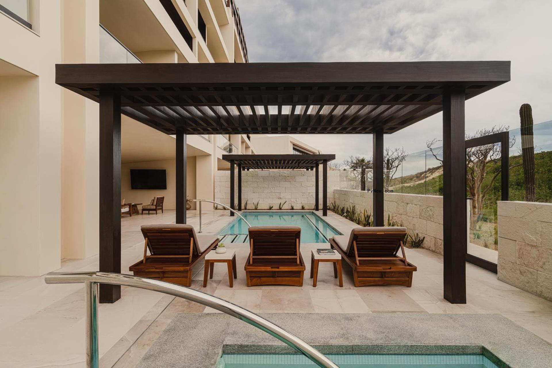 The Sakyü suite at Nobu Los Cabos Residences.