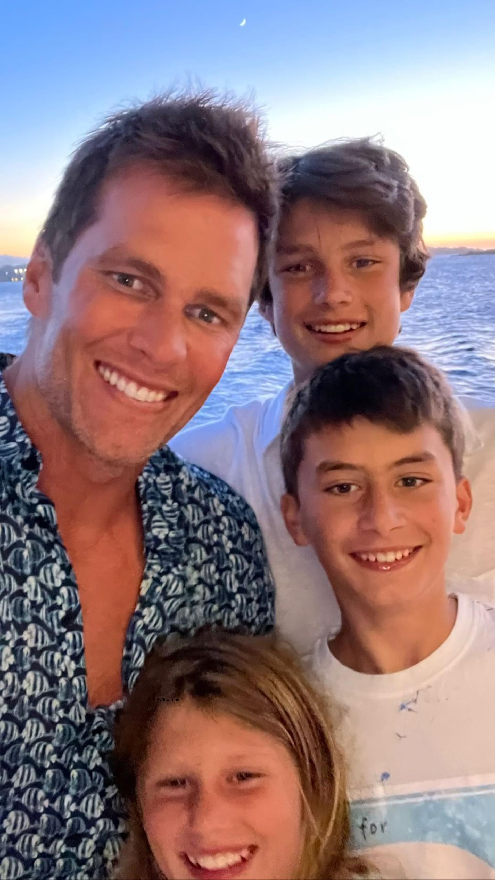 Tom Brady and kids