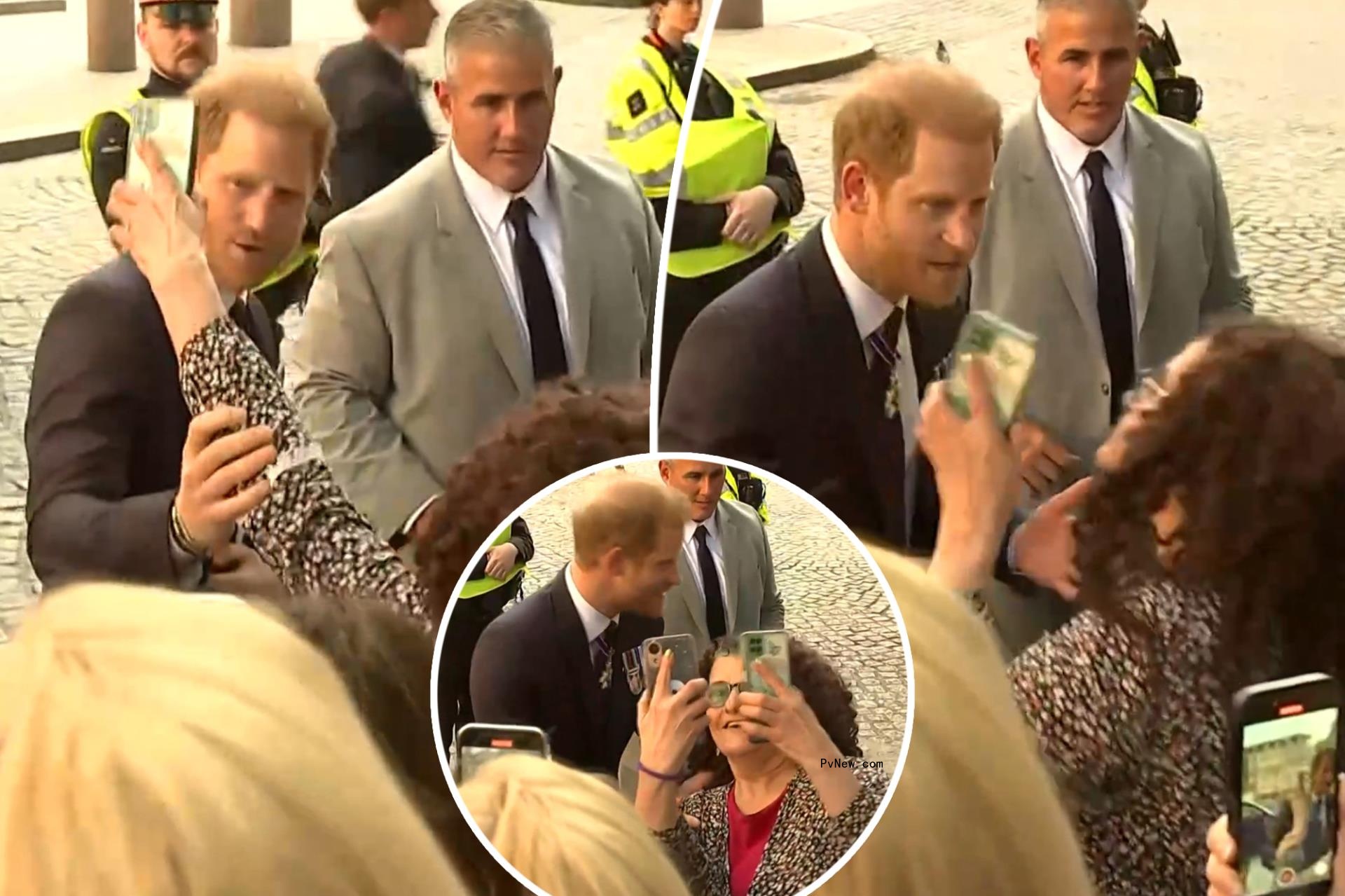 Prince Harry split image.