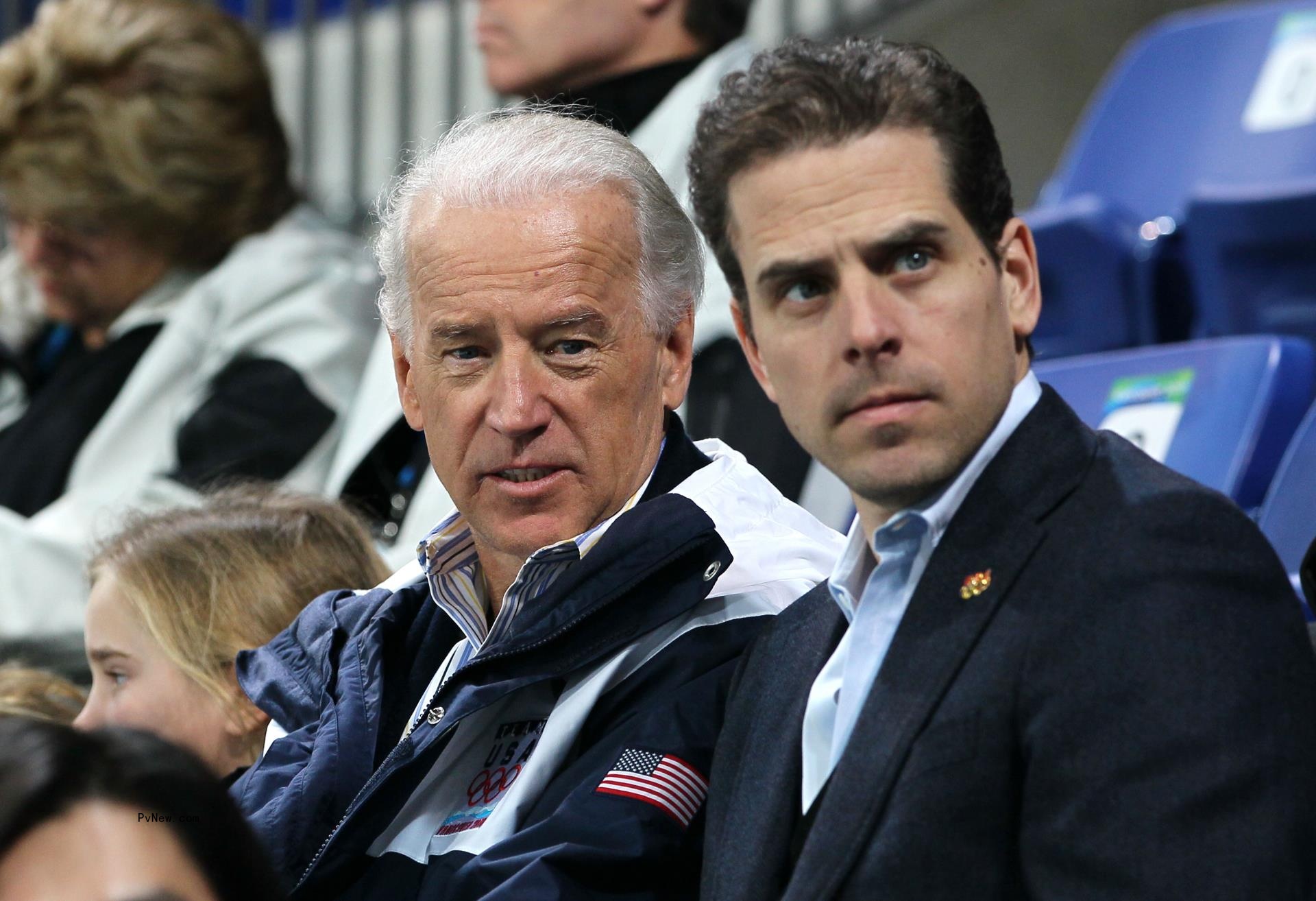 President Joe Biden with his son Hunter Biden.