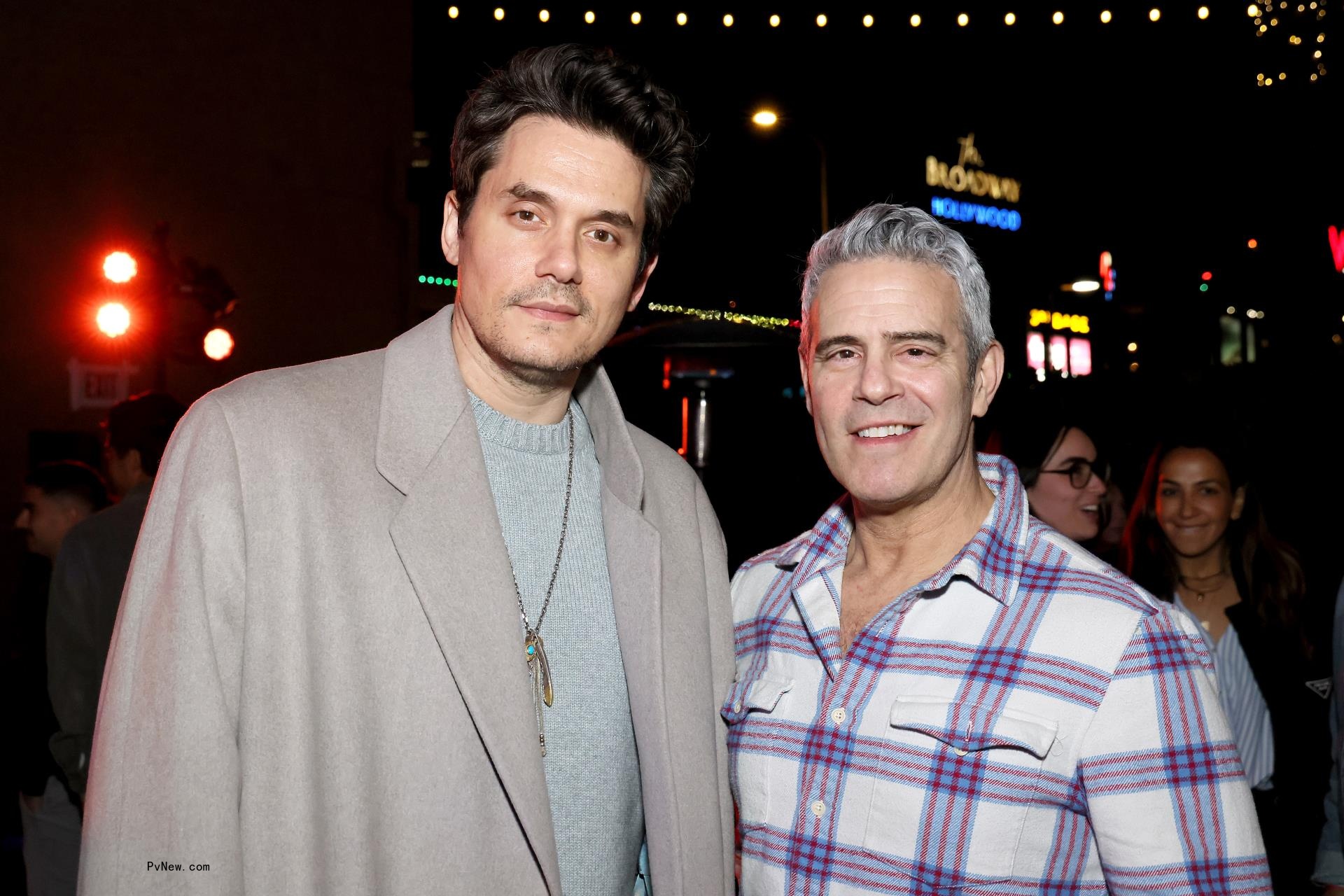 John Mayer and Andy Cohen.