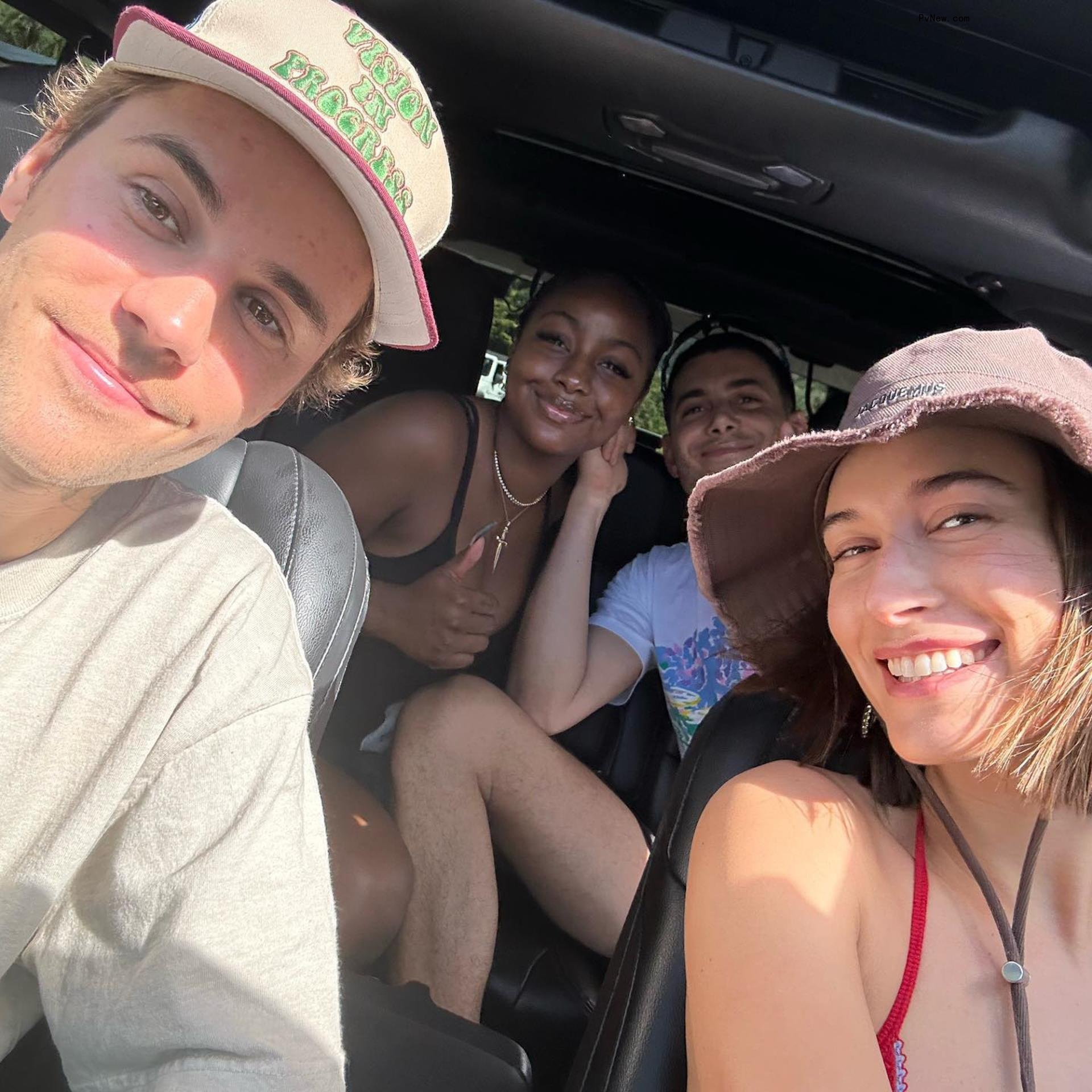 Justin Bieber and Hailey Bieber