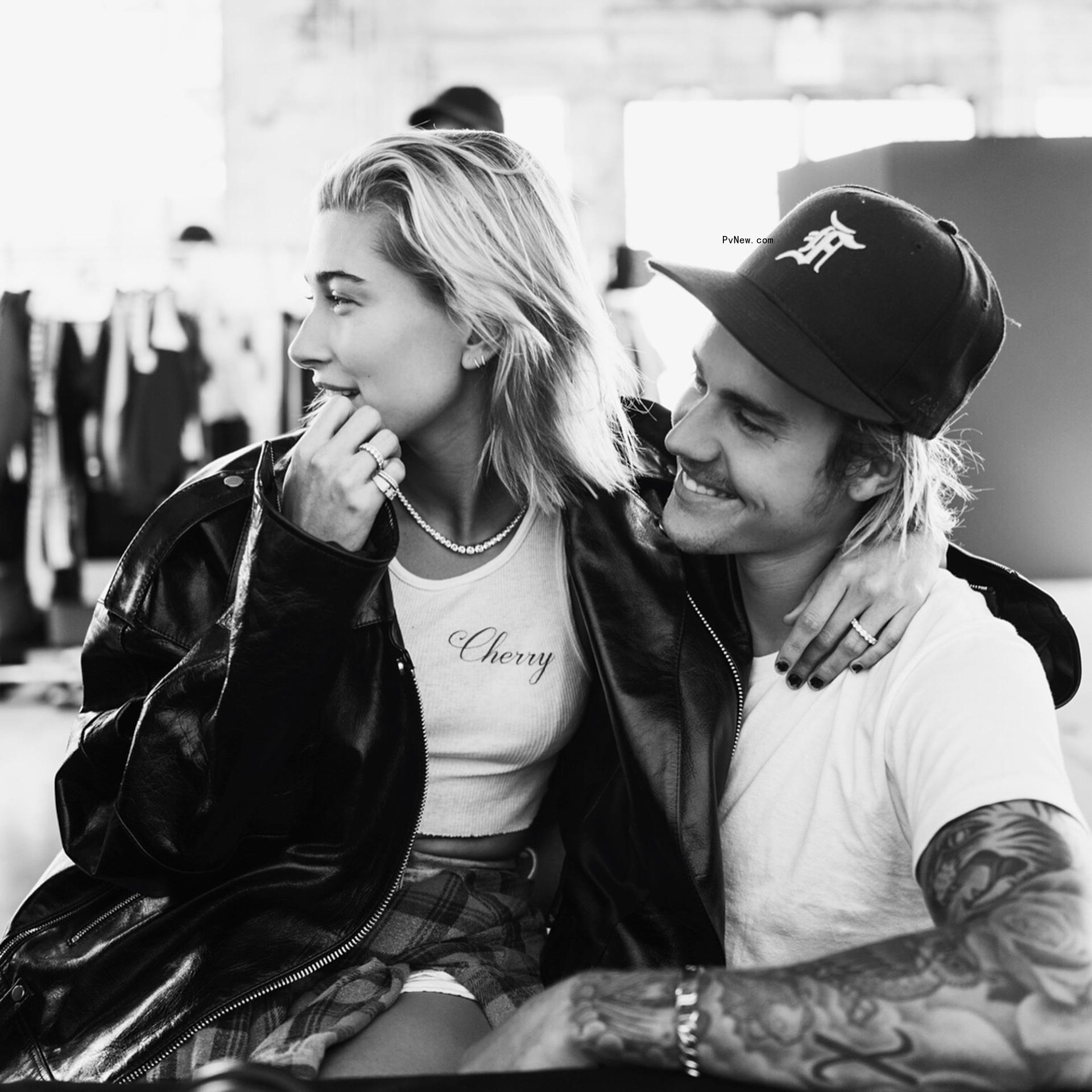 Justin Bieber and Hailey Bieber