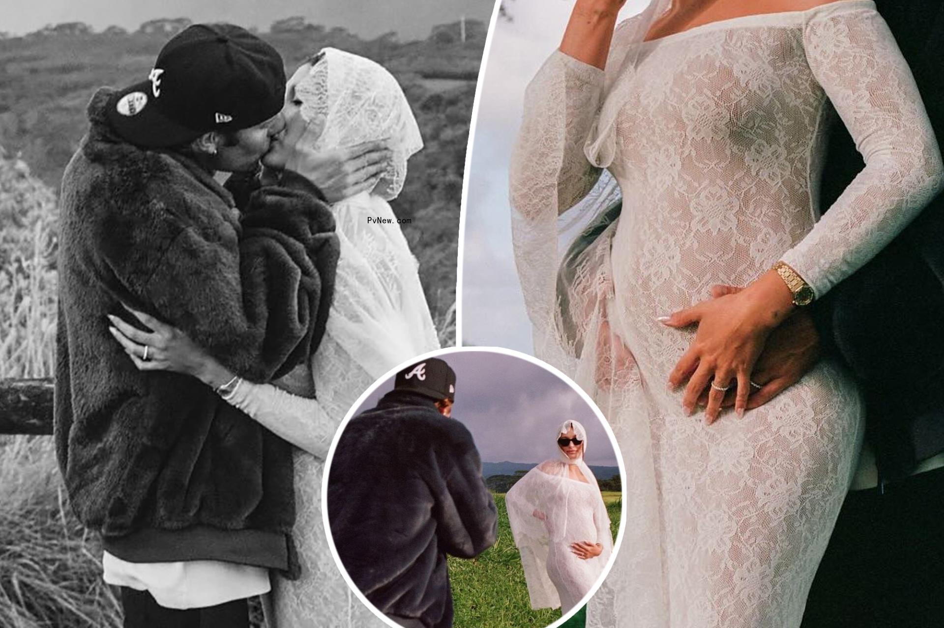 Hailey Bieber is pregnant, expecting first baby with Justin.