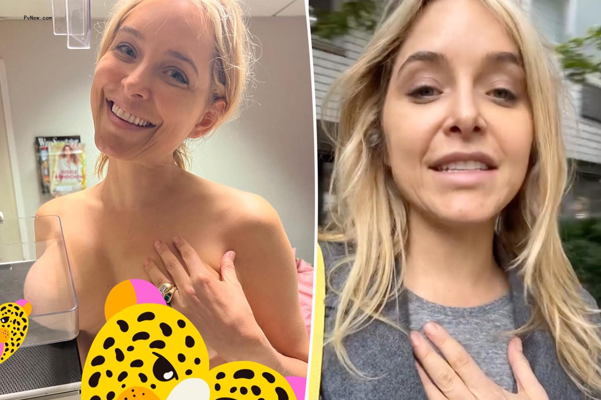 Katie Couric encouraged Jenny Mollen to get a mammogram.