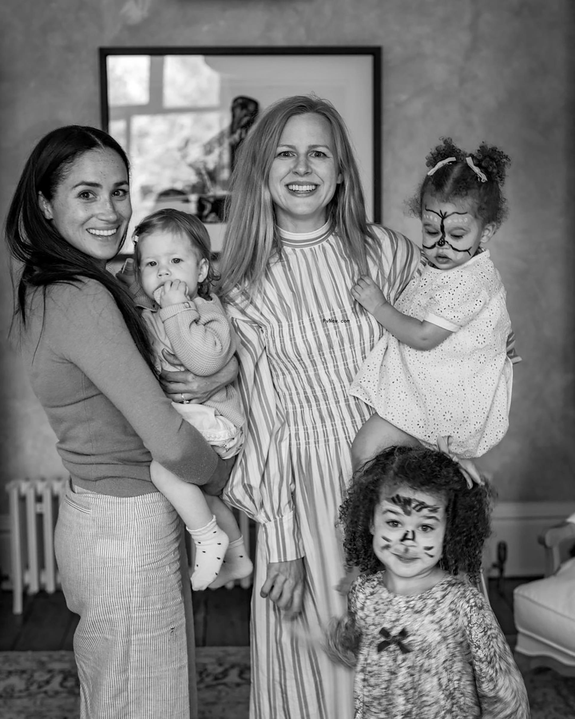 Meghan Markle and daughter Lilibet