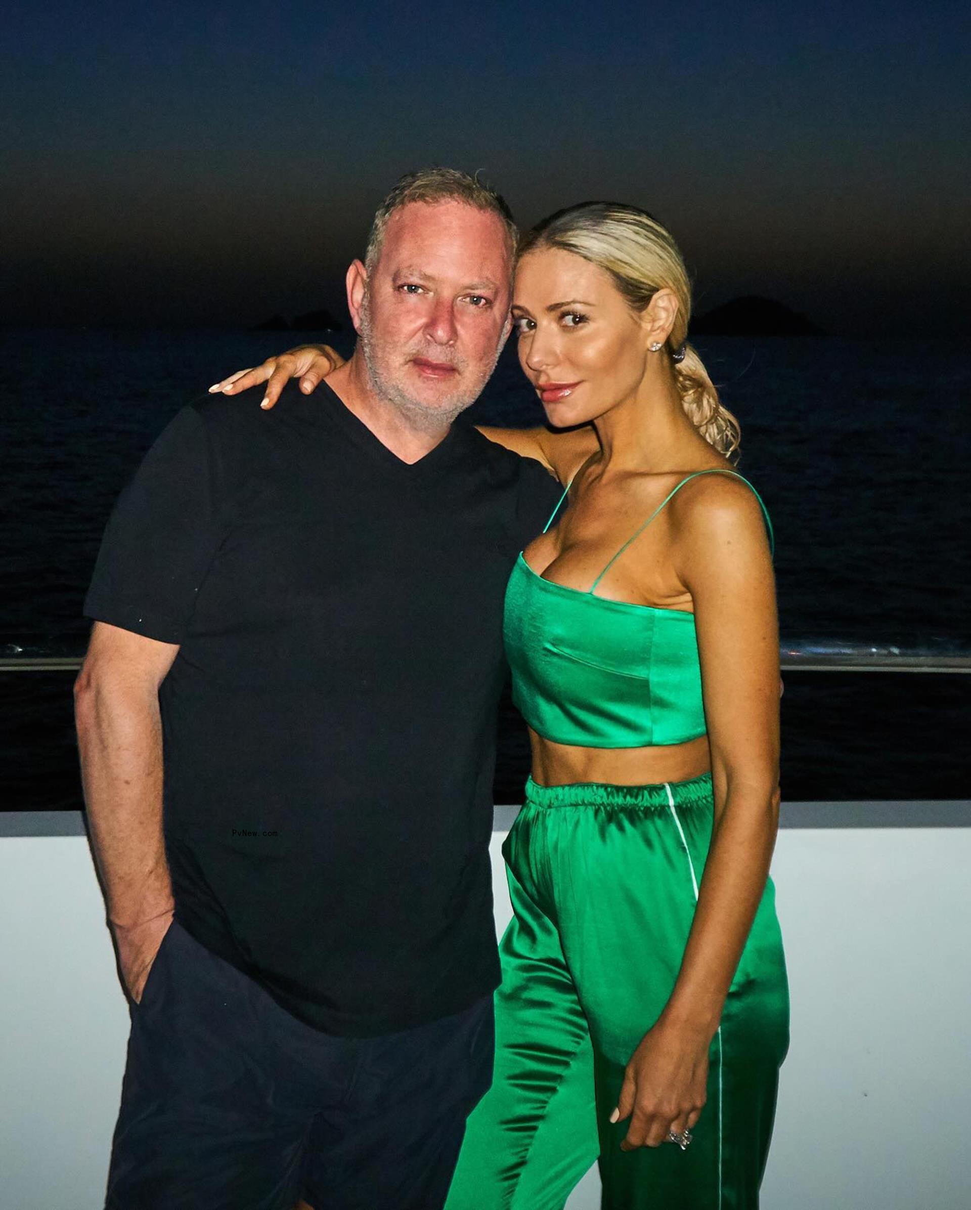 Dorit Kemsley and PK posing together