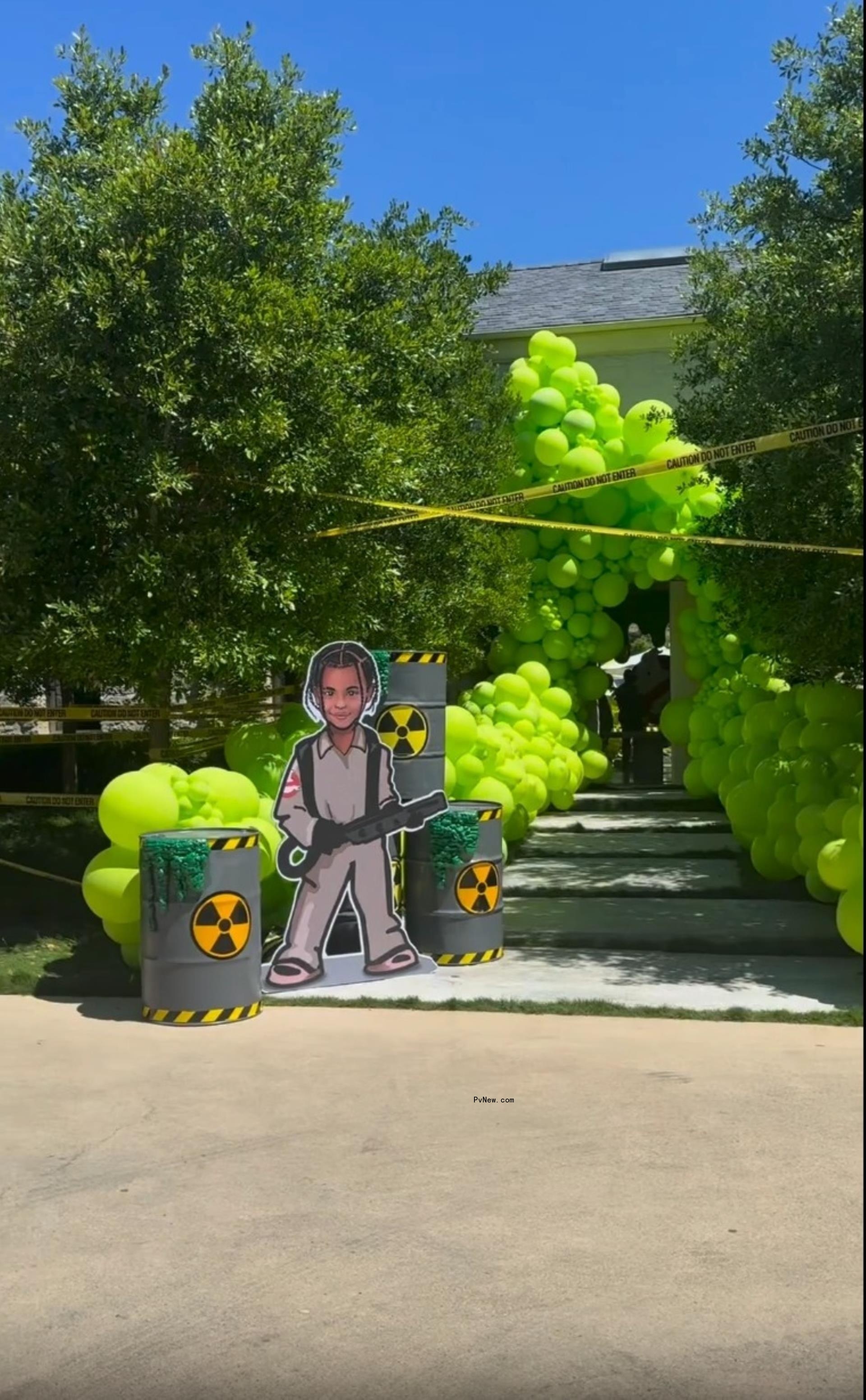 Psalm West's fifth birthday party