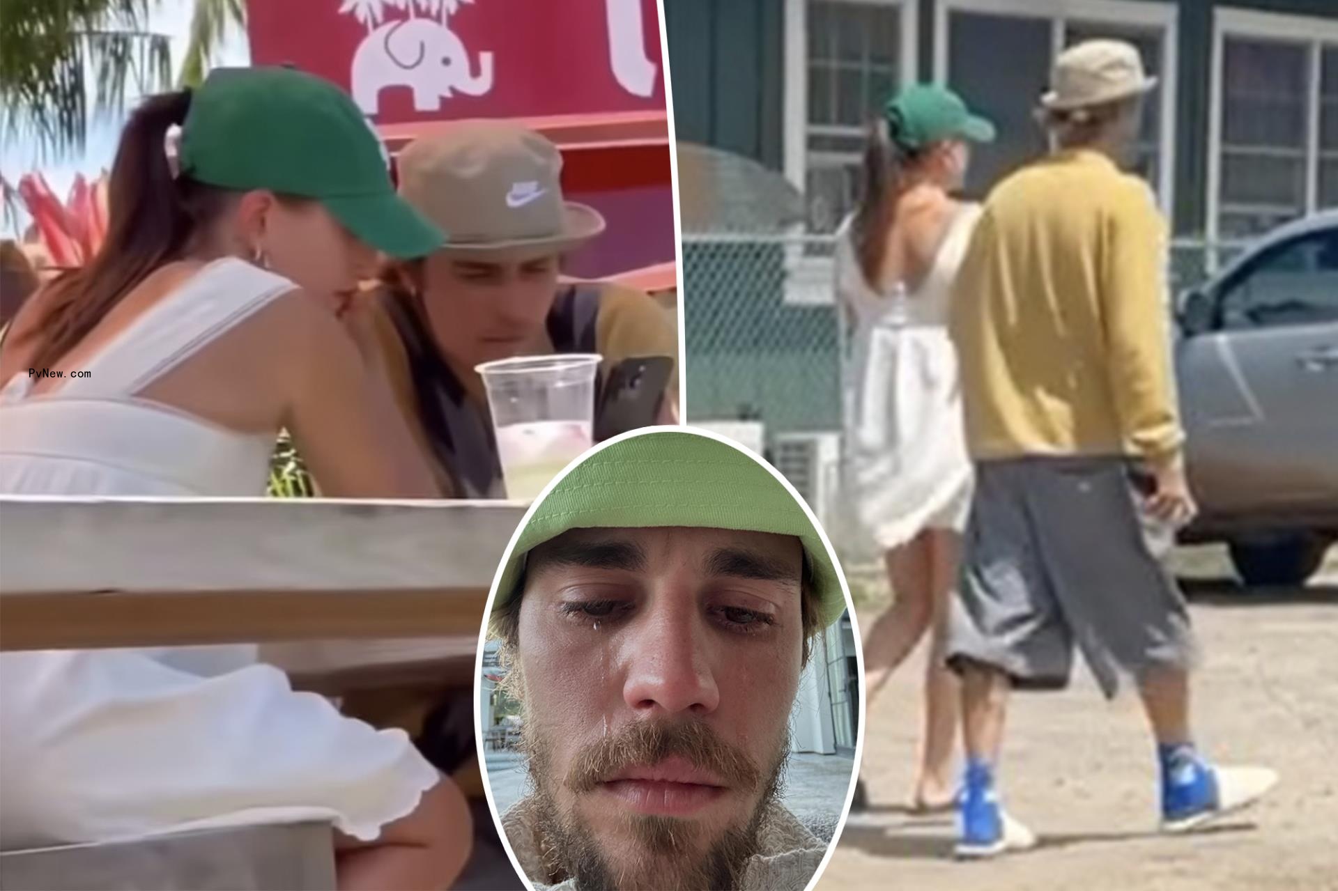 Justin and Hailey Bieber cozy up during Hawaii vacation days after his crying selfie worried fans
