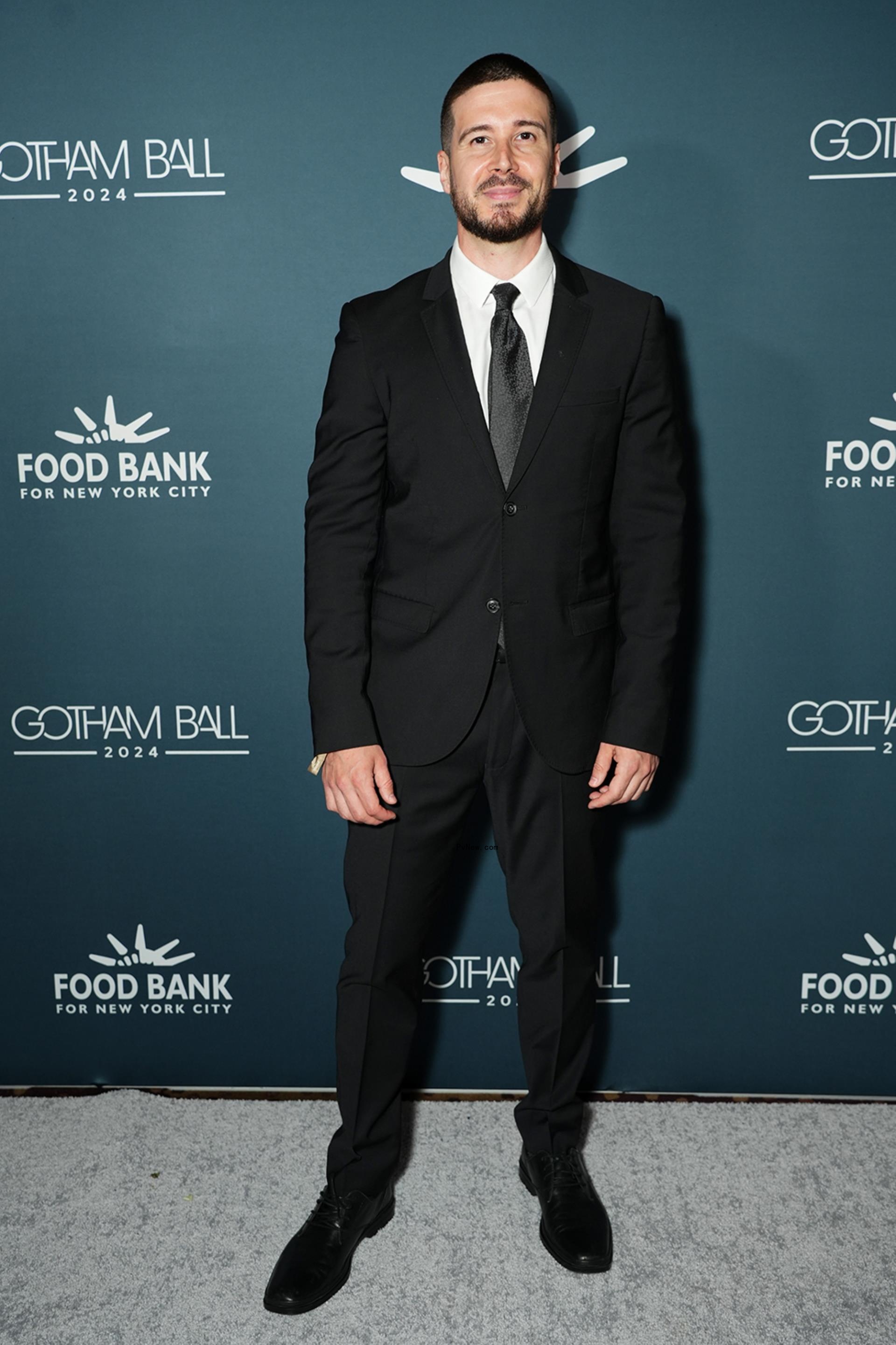 Vinny Guadagnino posing on a carpet