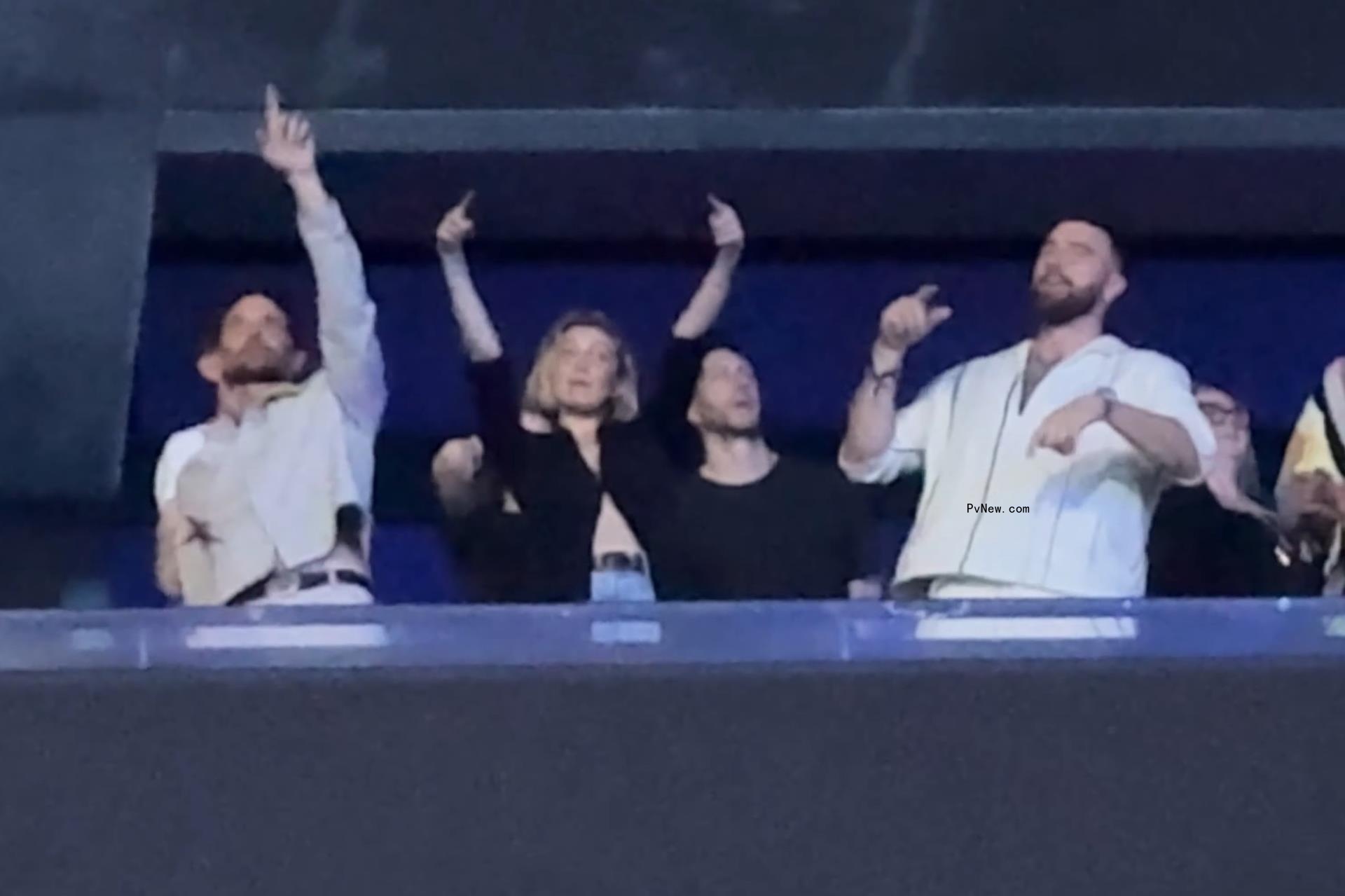 Gigi Hadid, Bradley Cooper and Travis Kelce