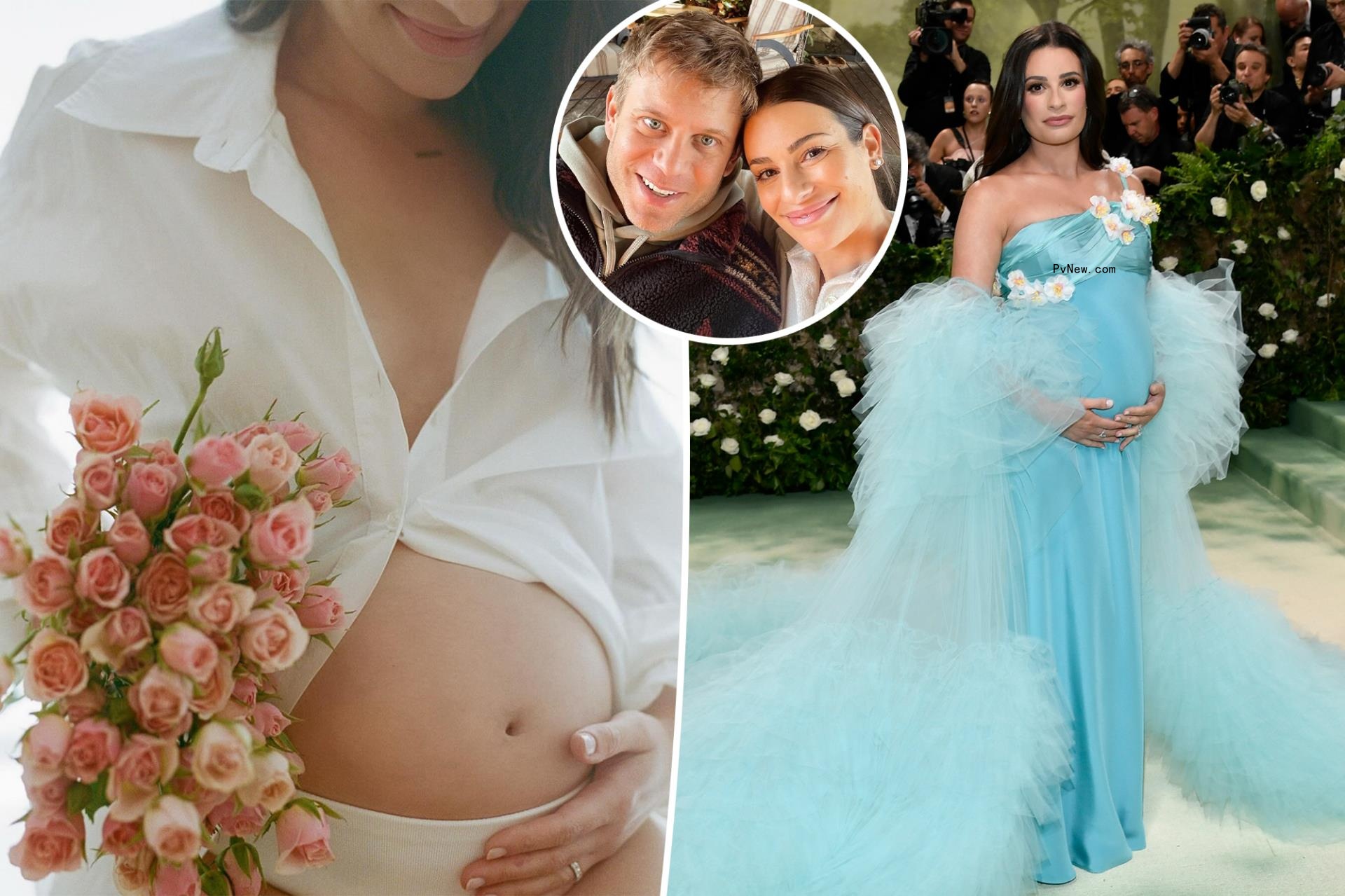 Pregnant Lea Michele reveals sex of second baby in sweet Mother’s Day post
