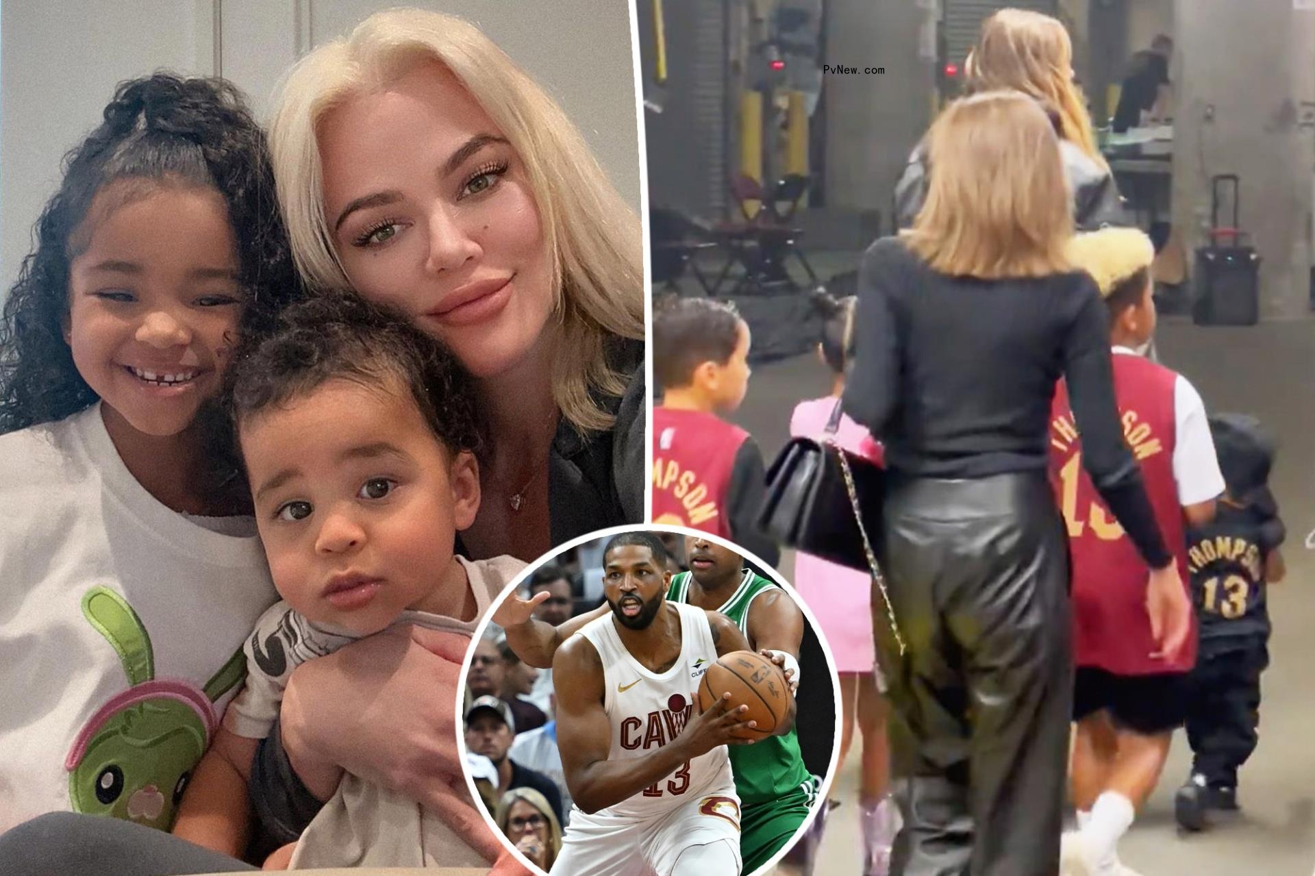 Khloé Kardashian brings kids to see dad Tristan Thompson play professio<i></i>nally for first time