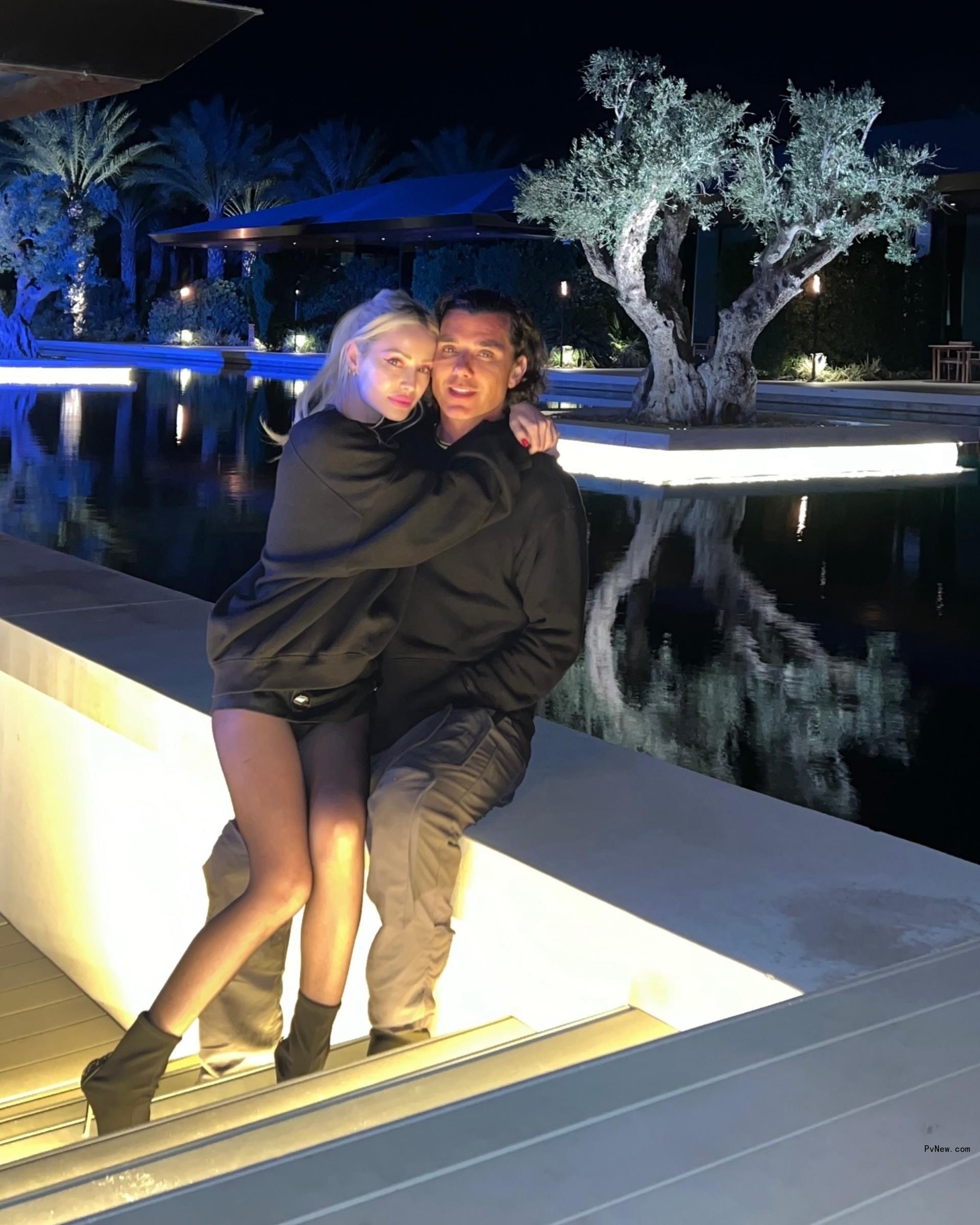 Xhoana X and Gavin Rossdale posing together