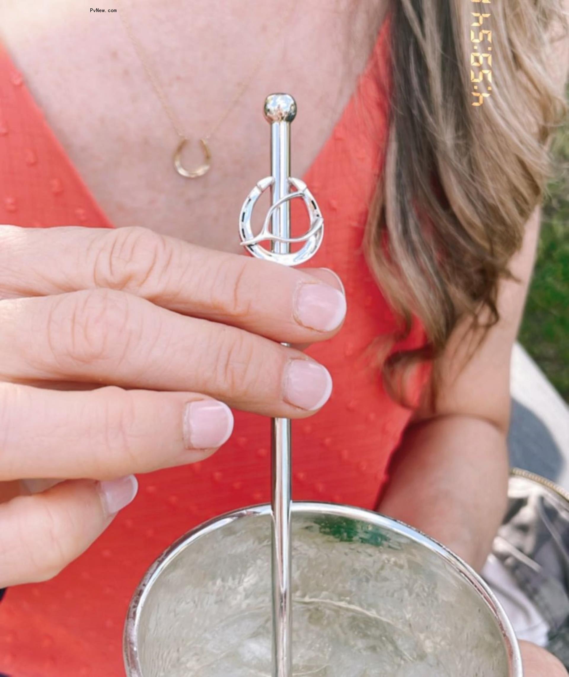 Sterling silver drink sippers