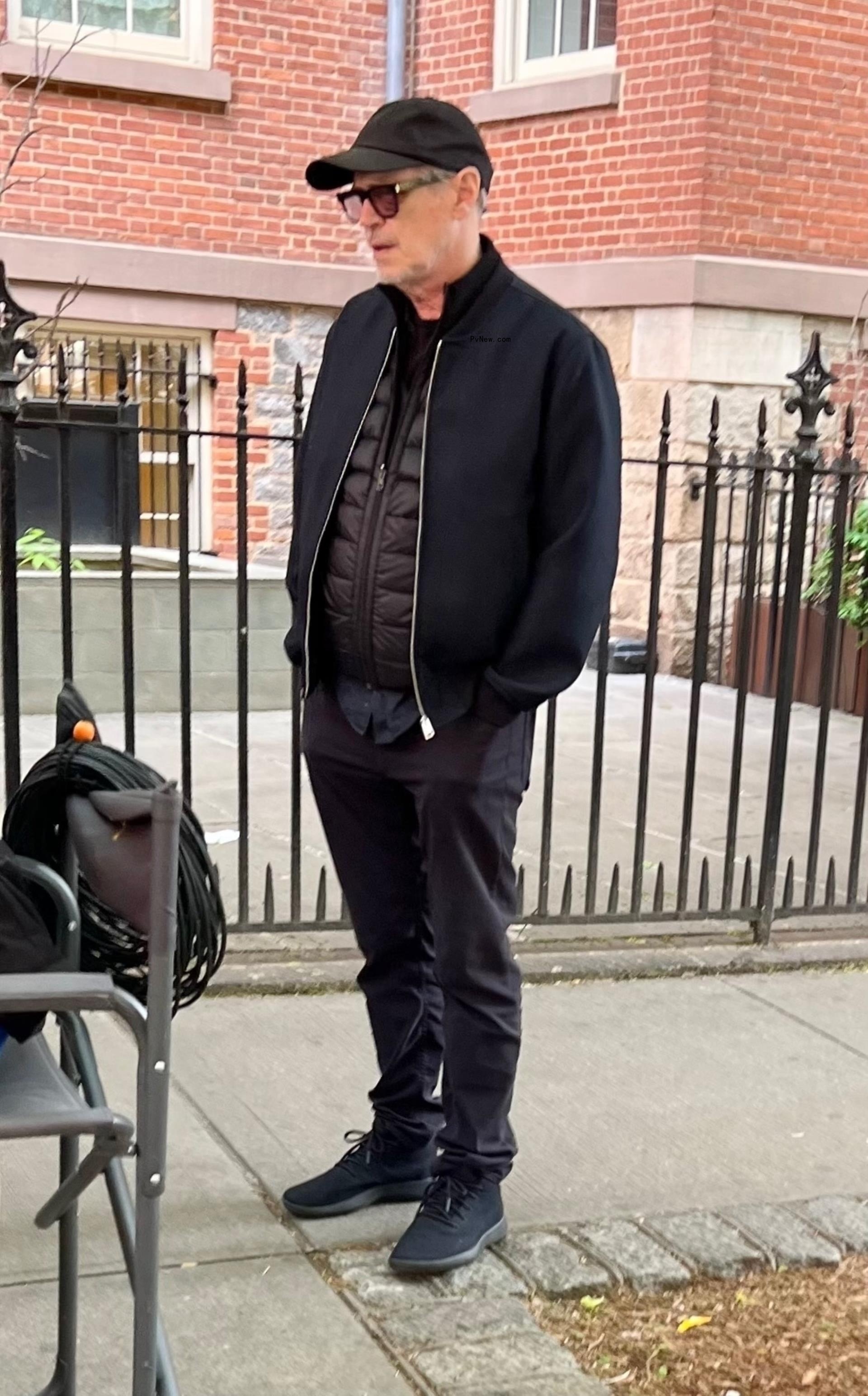 Steve Buscemi in Soho.