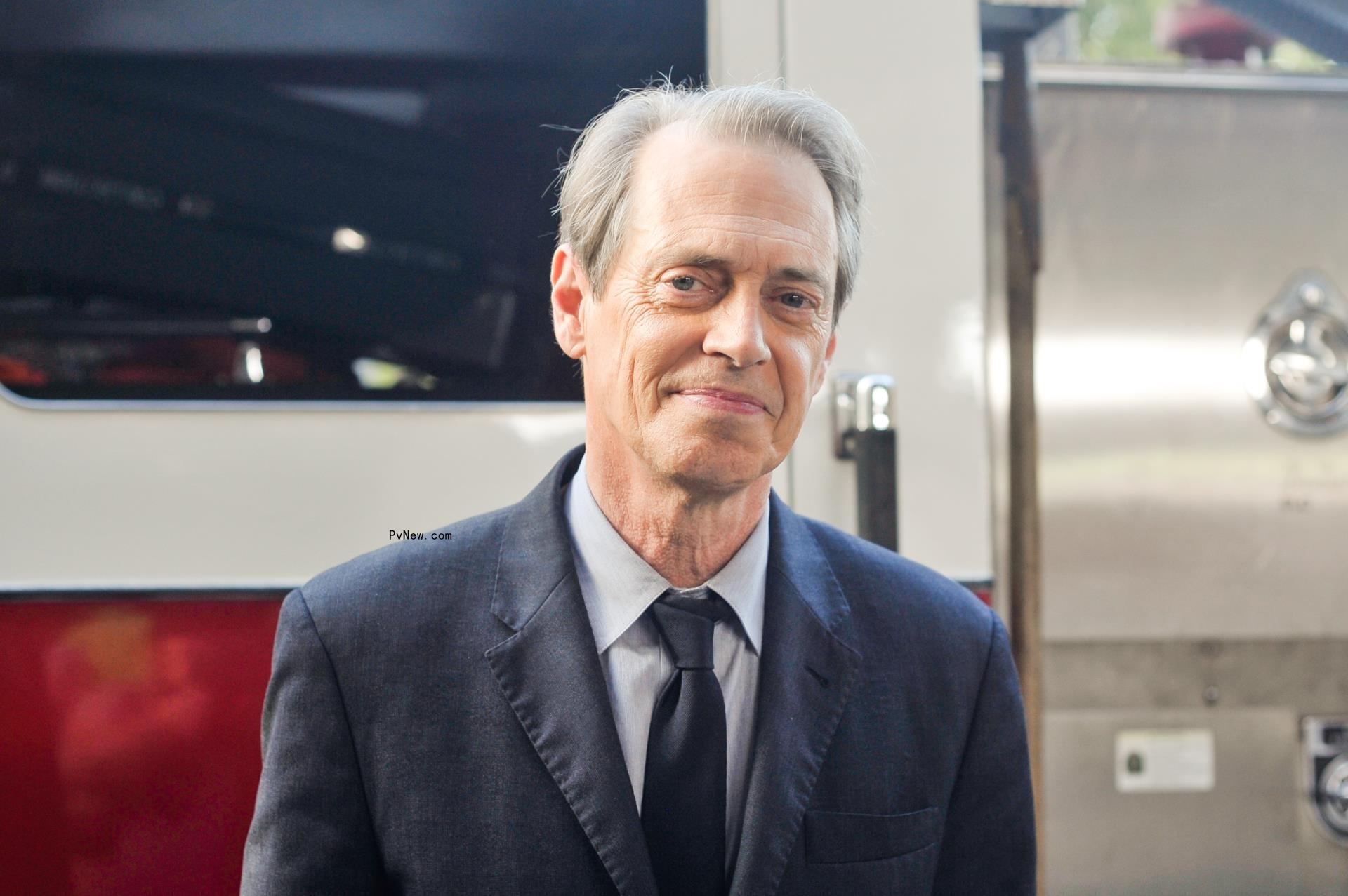 Steve Buscemi  in New York. 