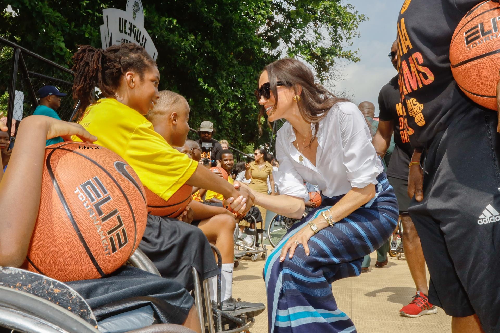 Meghan Markle in Nigeria.