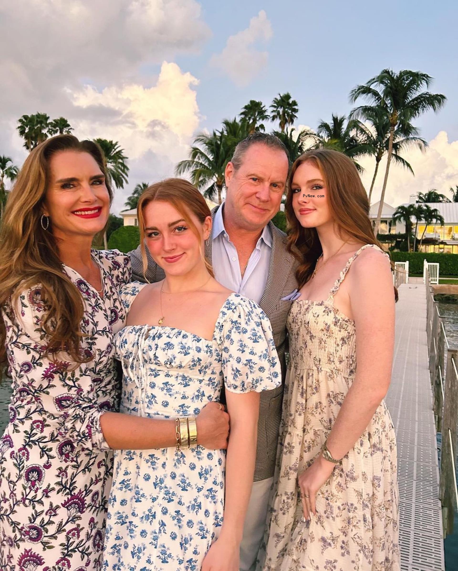 Rowan Henchy and Brooke Shields