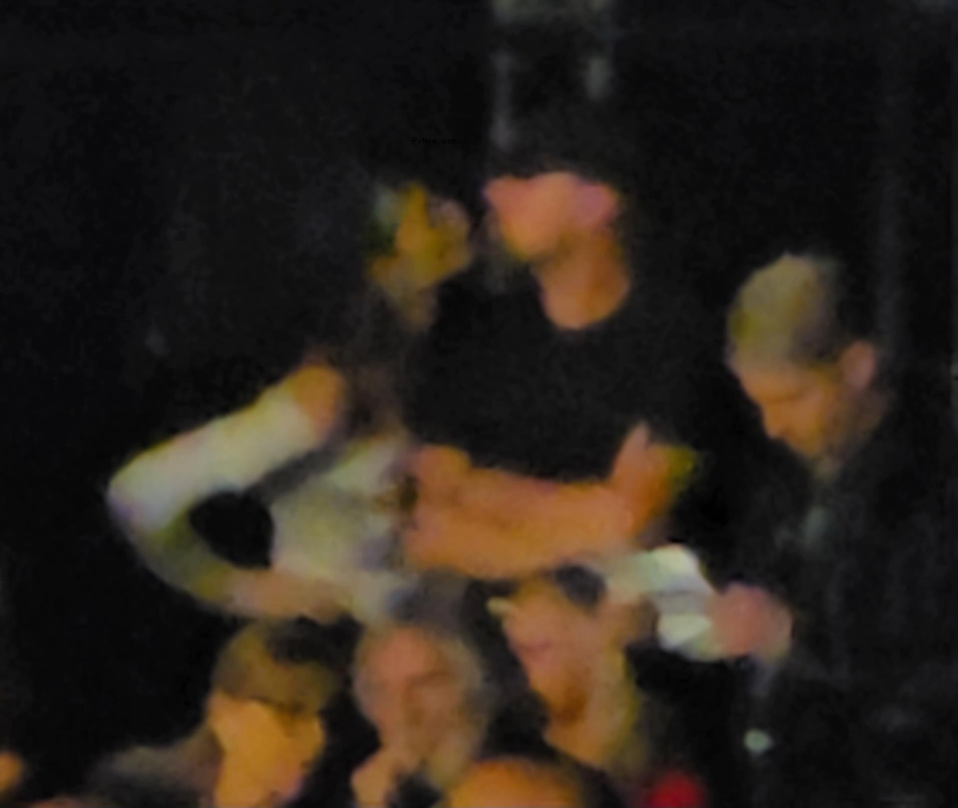 Vittoria Ceretti and Leo<i></i>nardo DiCaprio at the Rolling Sto<i></i>nes co<i></i>ncert in Las Vegas.