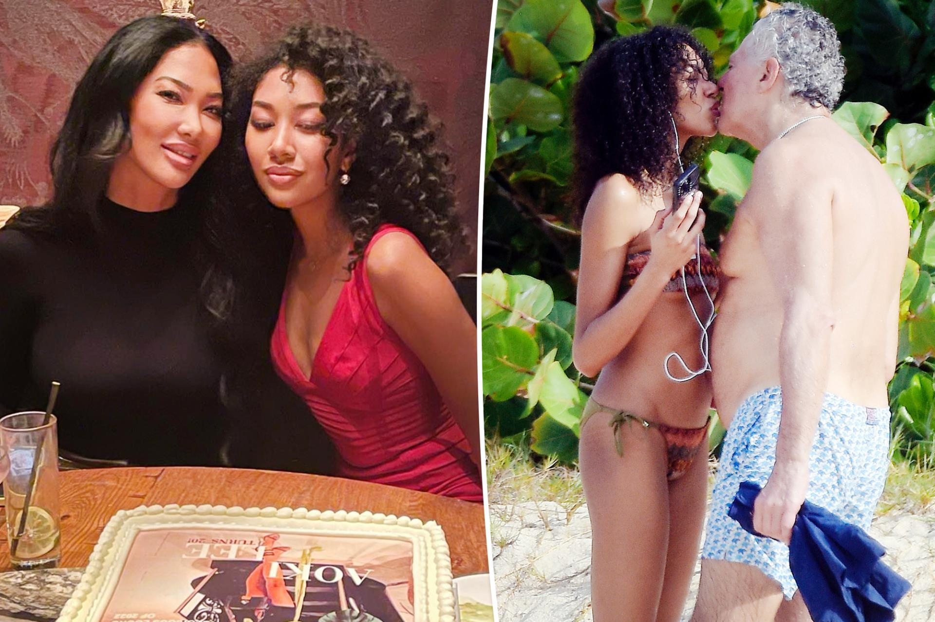 Kimora Lee Simmons and Aoki Lee Simmons, split with Vittori Assaf