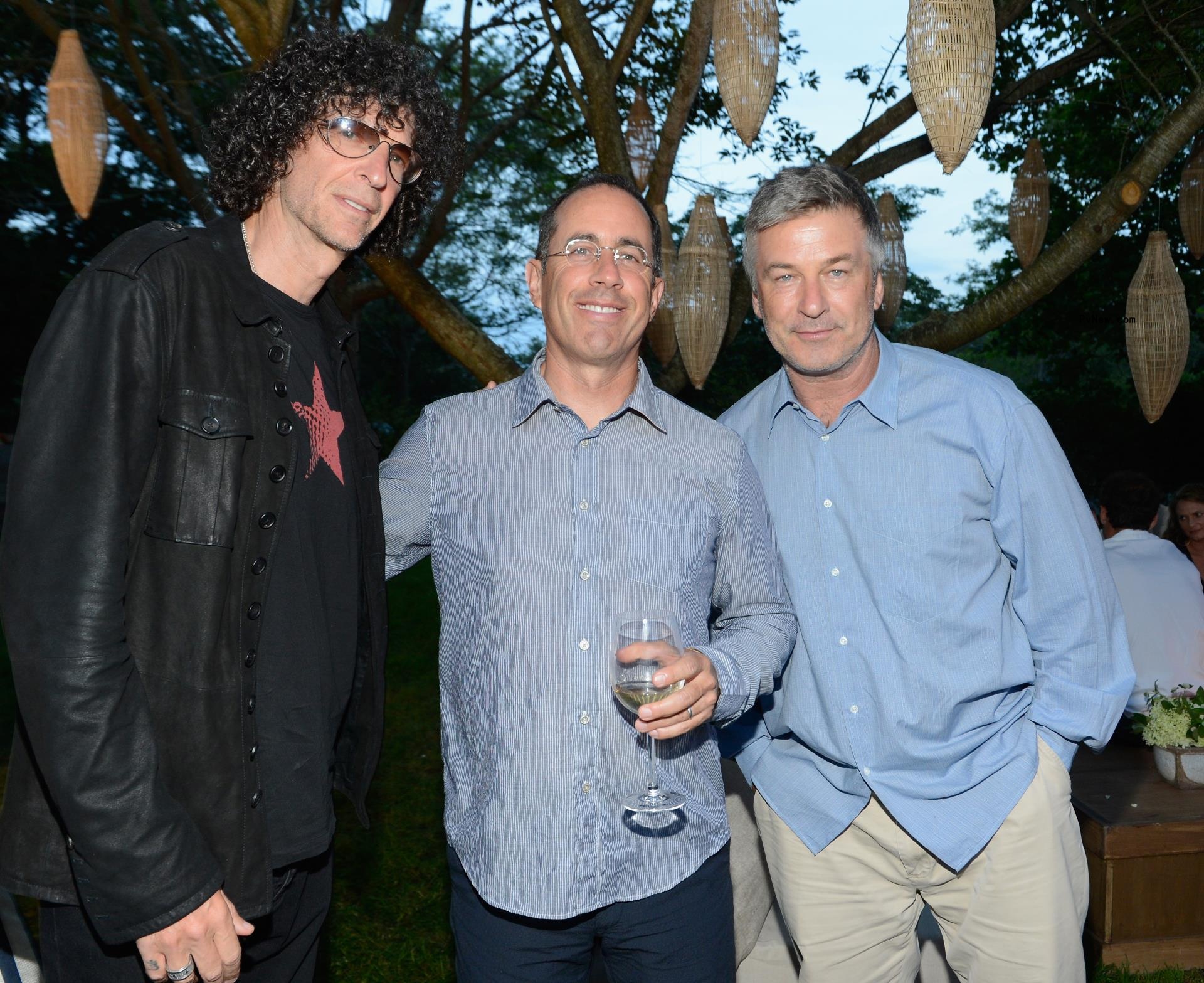 Howard Stern, Jerry Seinfeld and Alec Baldwin