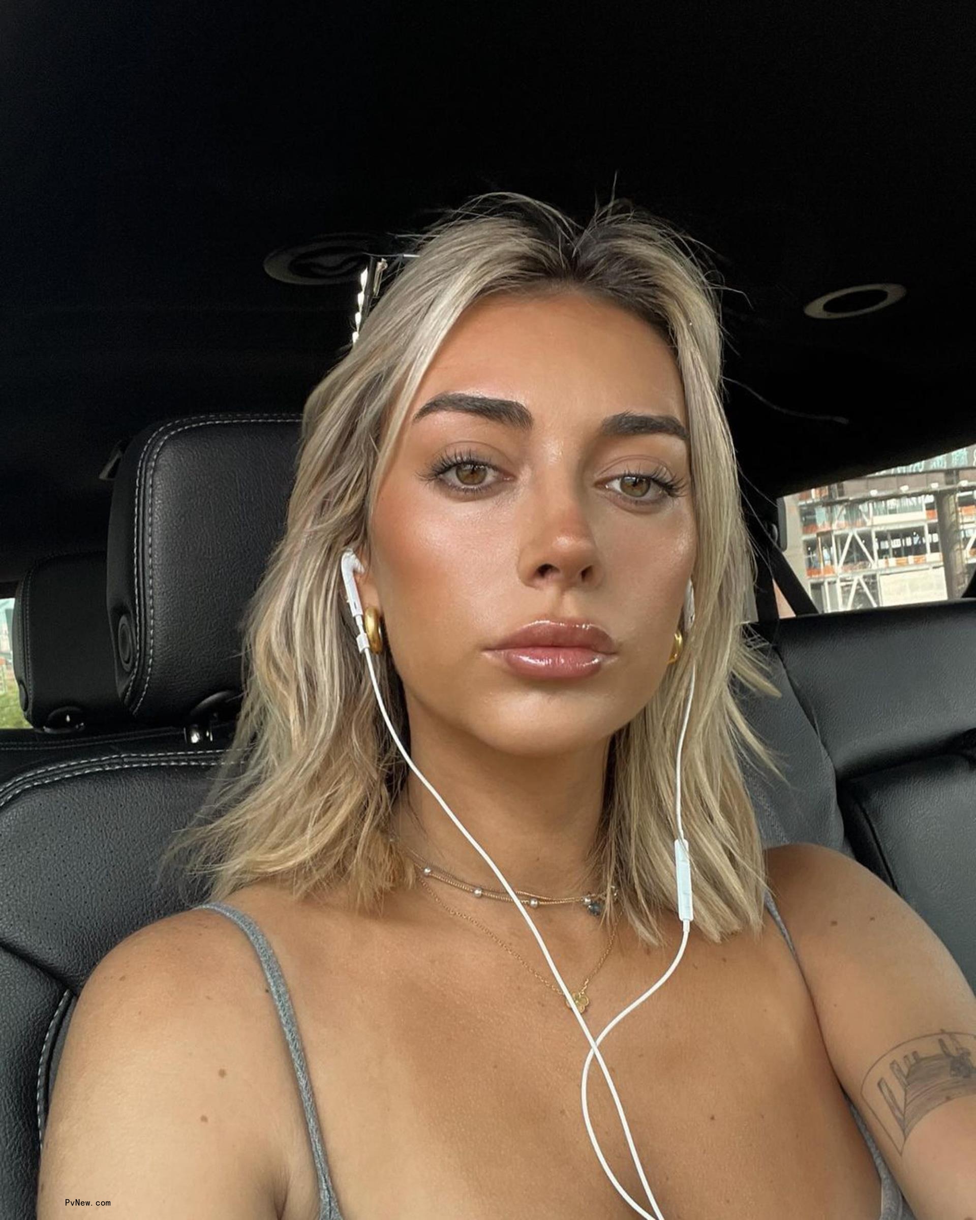 Brianna Chickenfry in a car