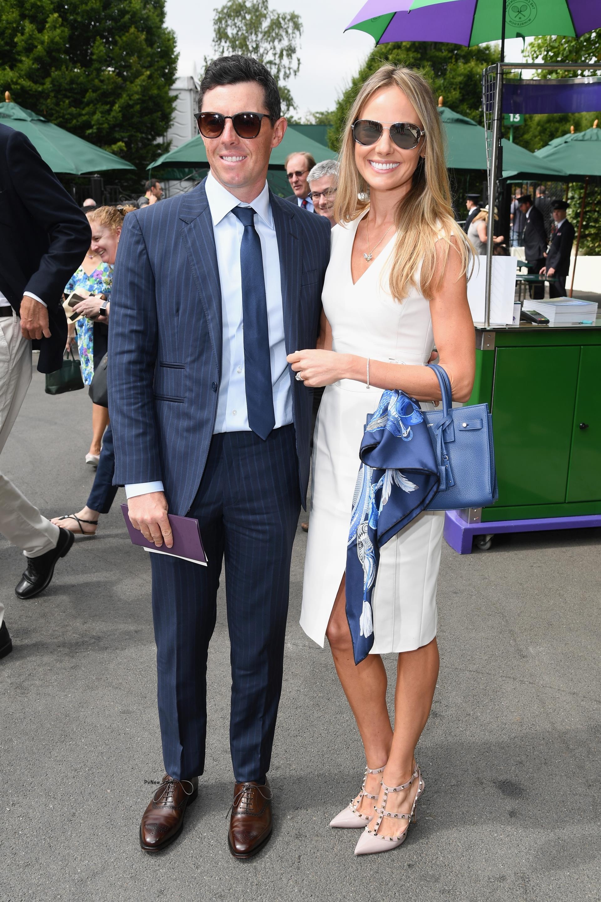 Rory McIlroy and Erica Stoll.