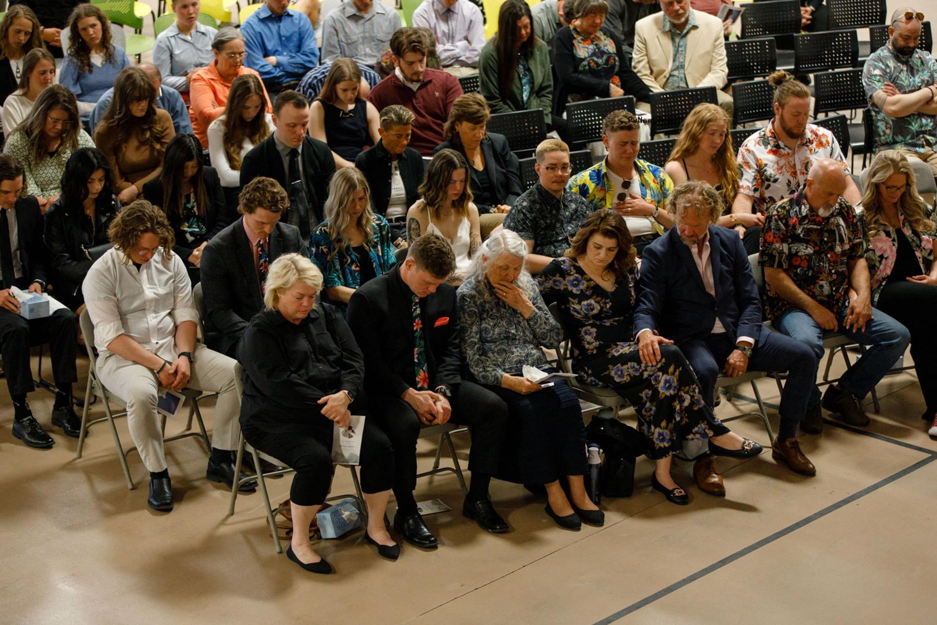 Garrison Brown's funeral and memorial service.