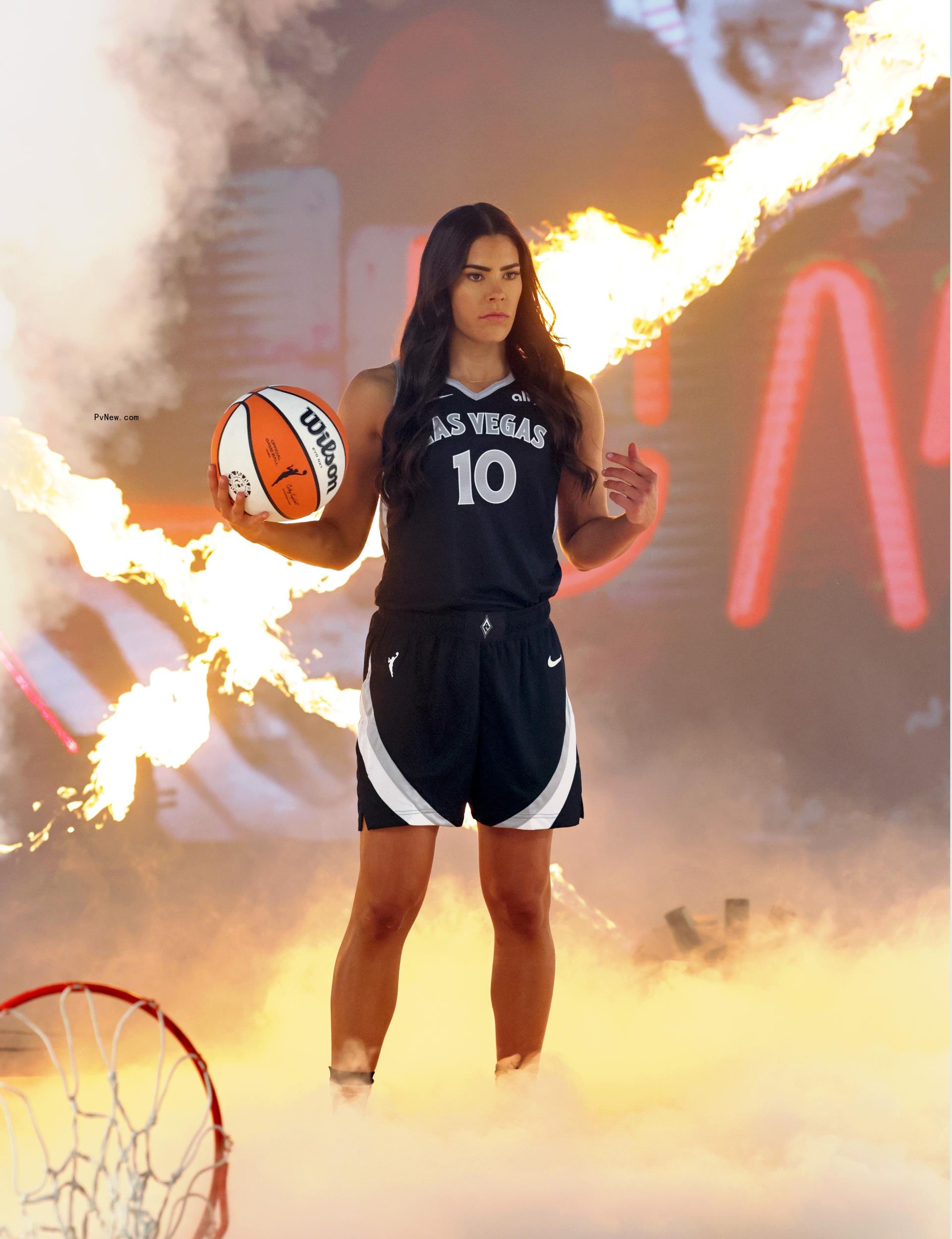 Darren Waller and Kelsey Plum