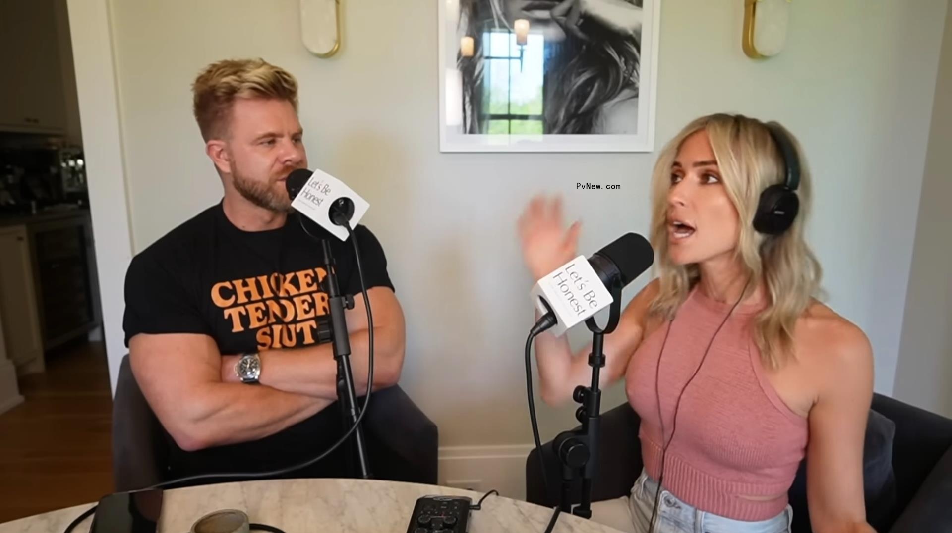 Kristin Cavallari talking to Justin Anderson.