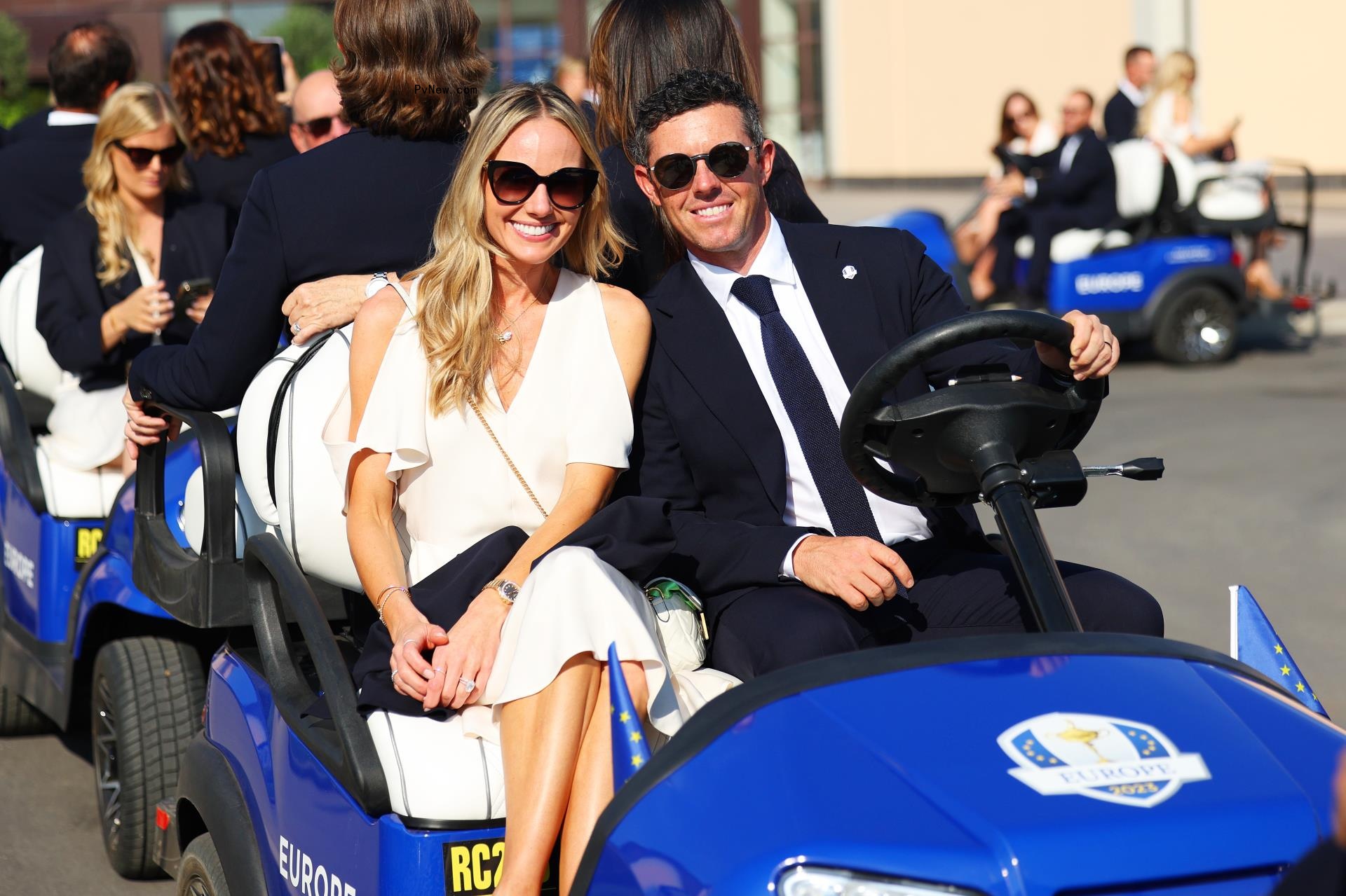 Rory McIlroy and Erica Stoll.