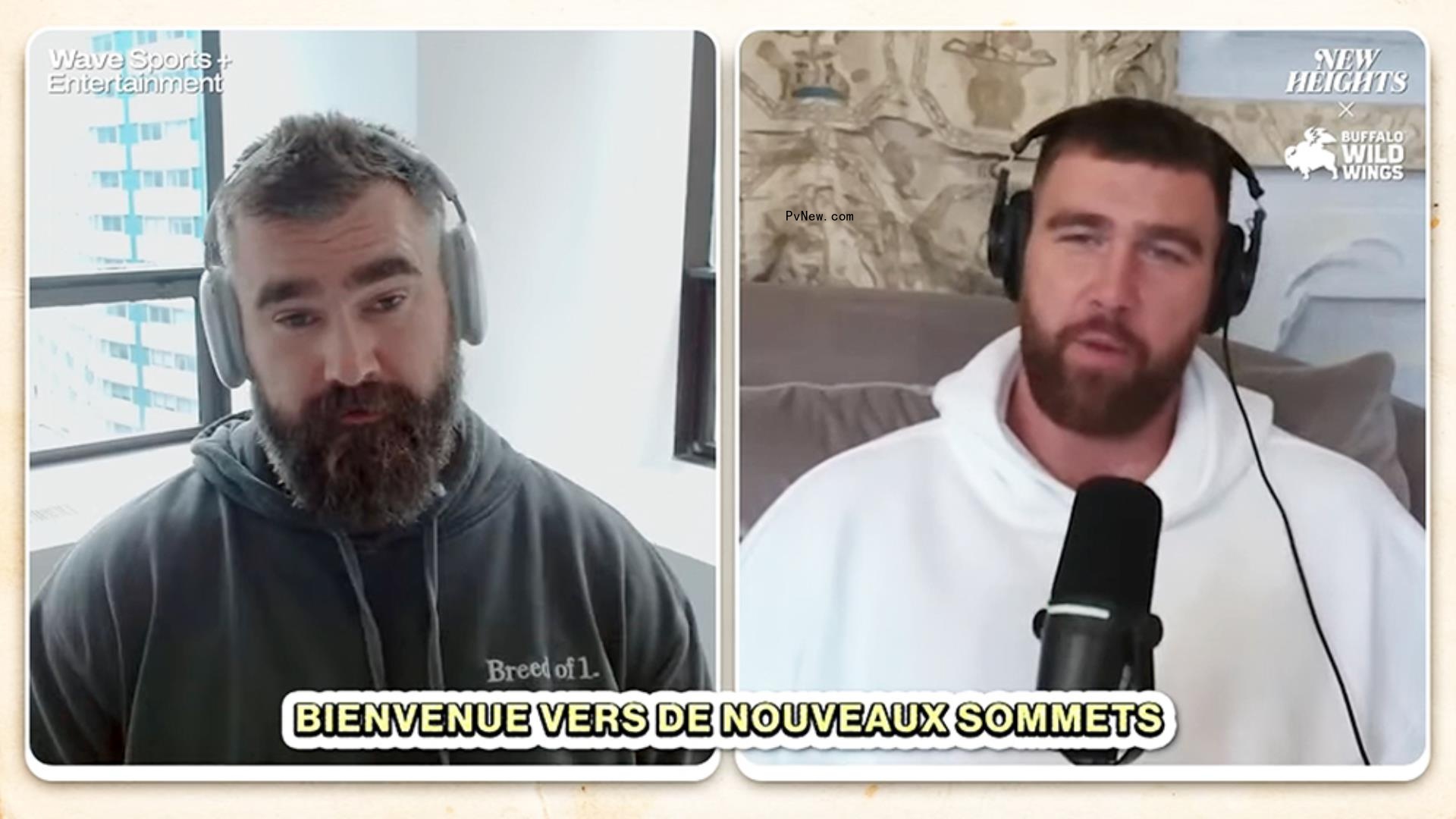 Jason Kelce and Travis Kelce