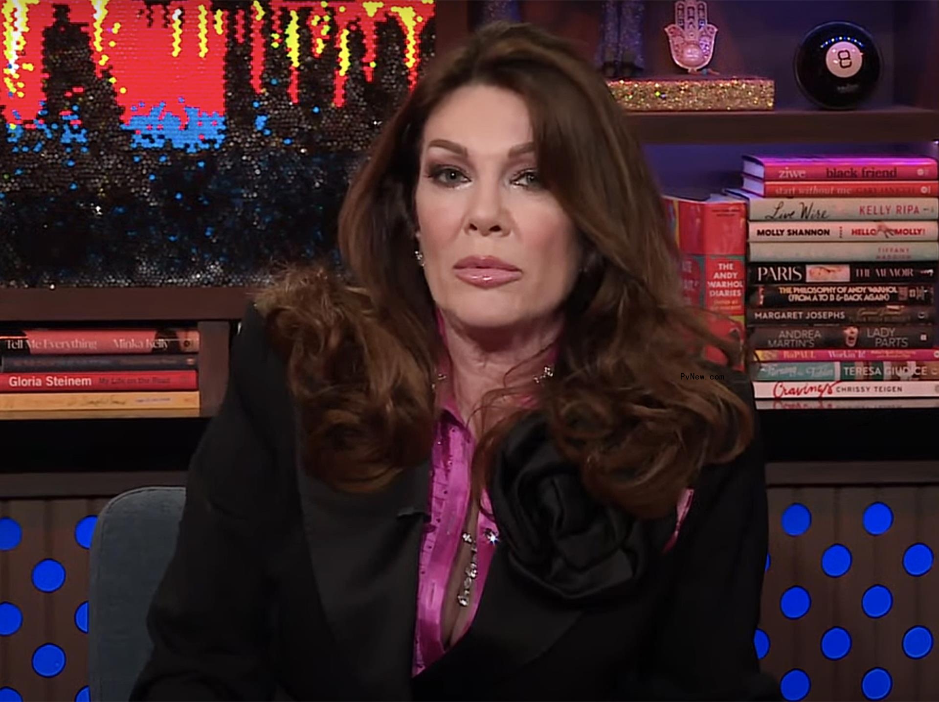 Lisa Vanderpump sitting on