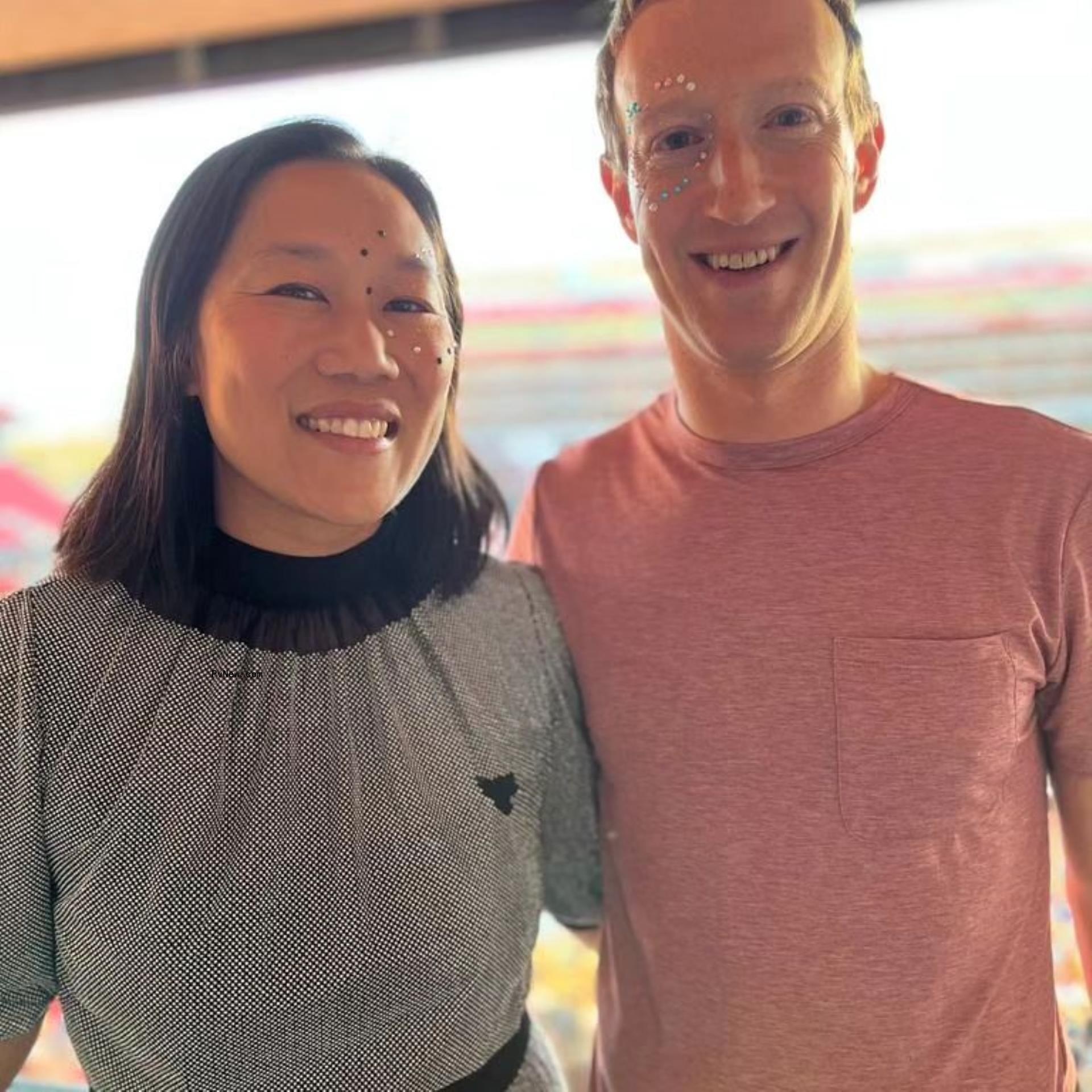 Mark Zuckerberg and Priscilla Chan