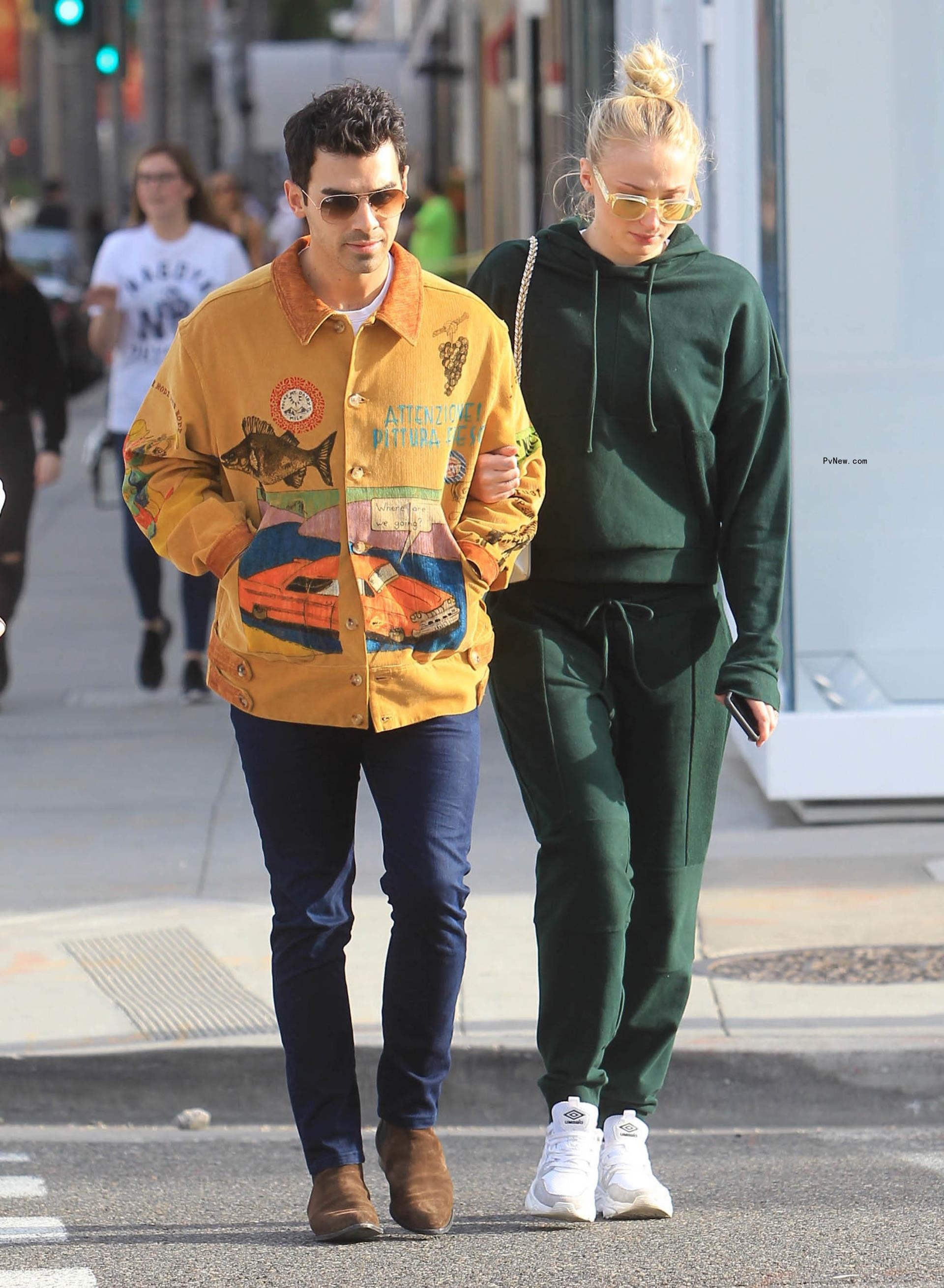 Sophie Turner and Joe Jonas.