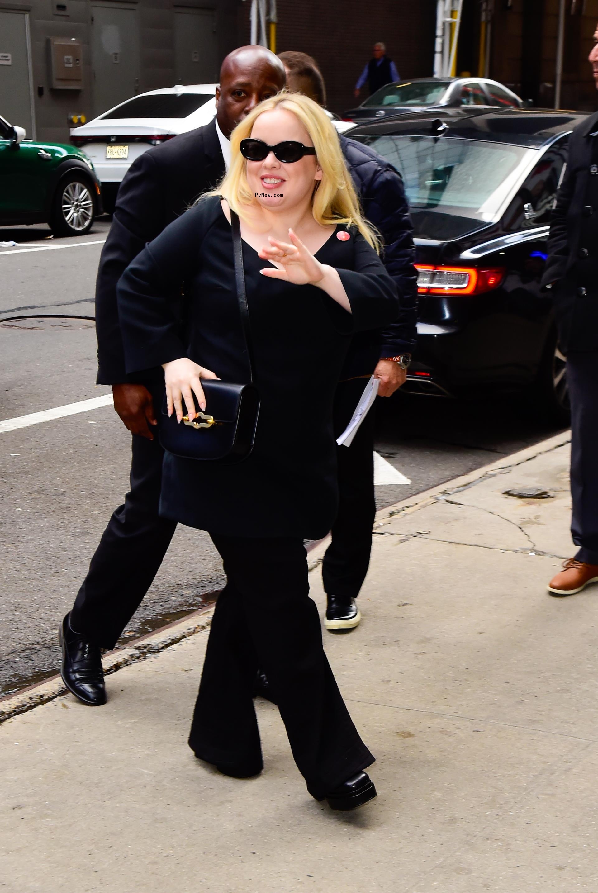 Nicola Coughlan walking