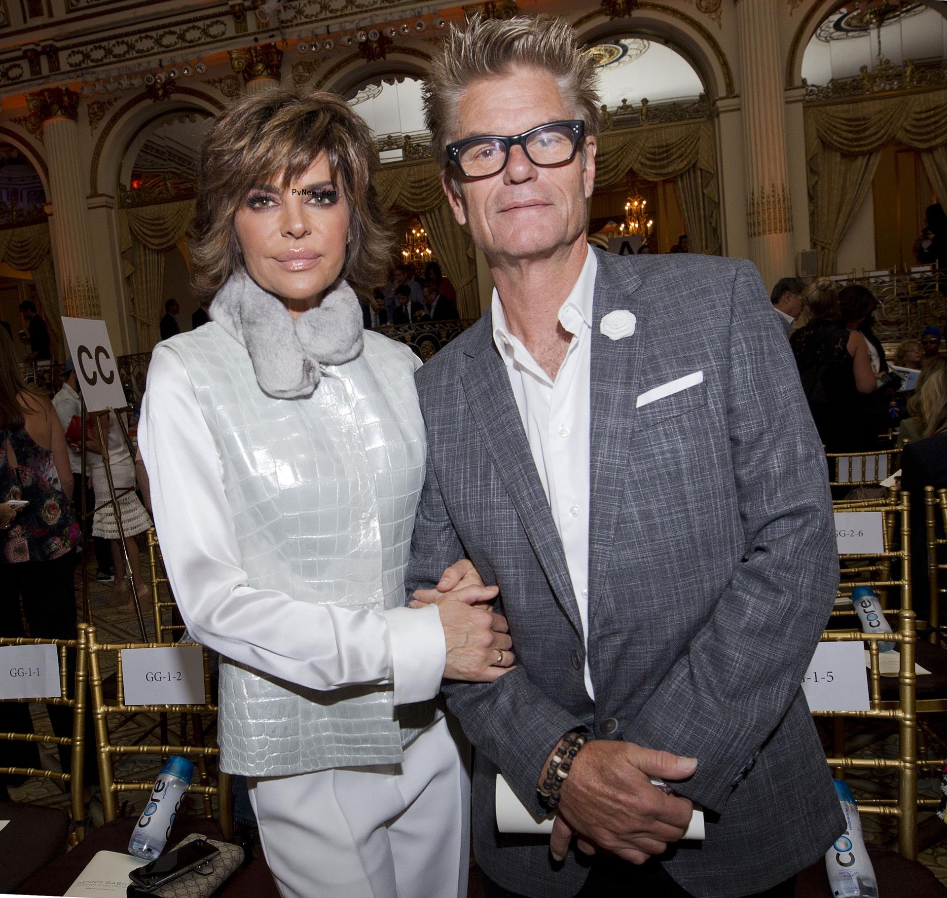 Lisa Rinna and Harry Hamlin.