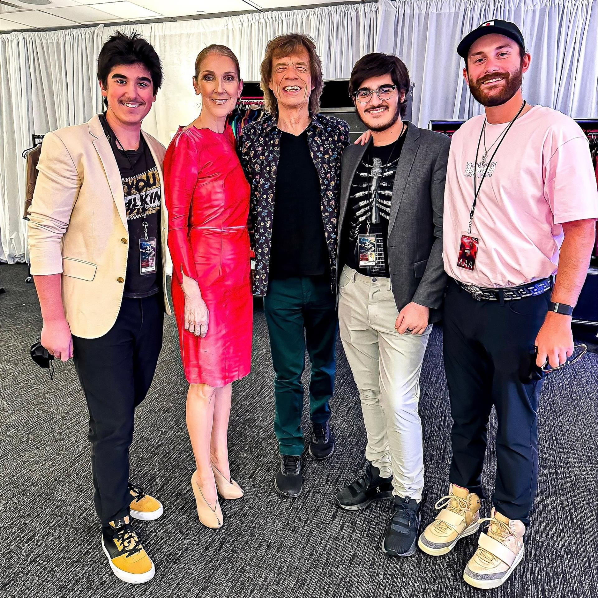 Céline Dion selfie with sons 